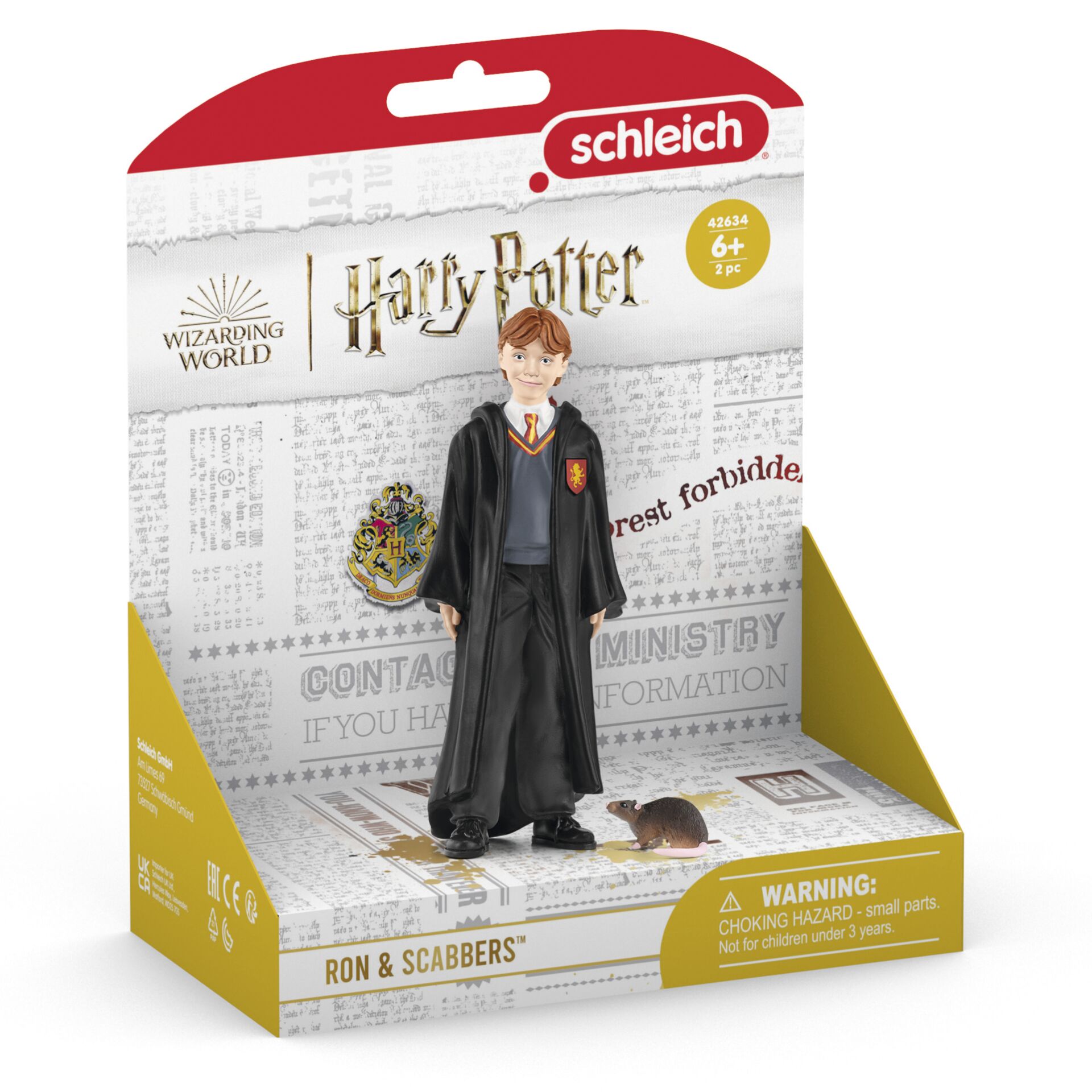 Schleich Wizarding World Ron Weasley & Scabbers     42634