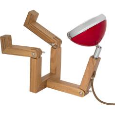 Piffany Mr. Wattson - Mini lampada da tavolo, Flash red 2