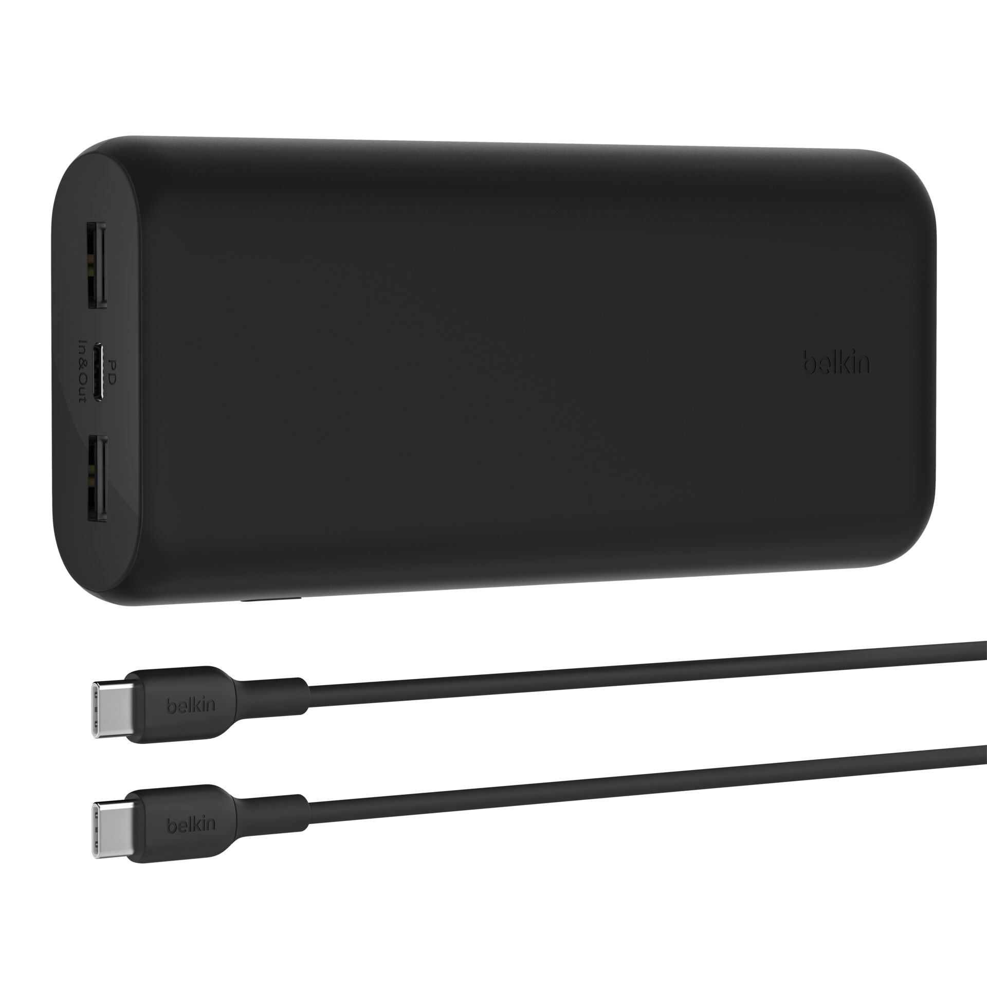Belkin compact 3-Port Powerbank 20.000mAh 20W USB-C/C BPB014