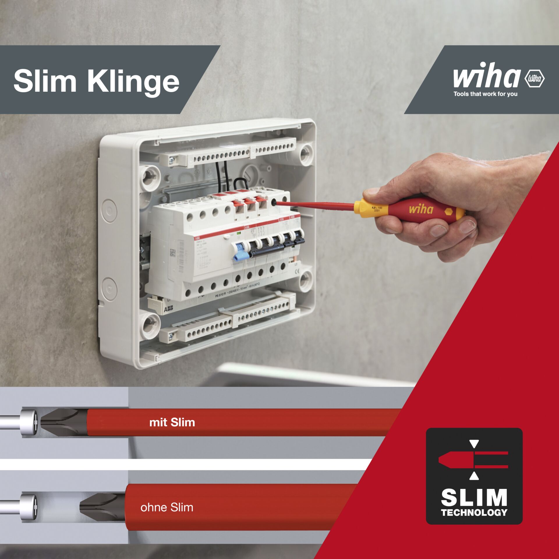 Wiha 3201K6 SoftFinish electric slimFix