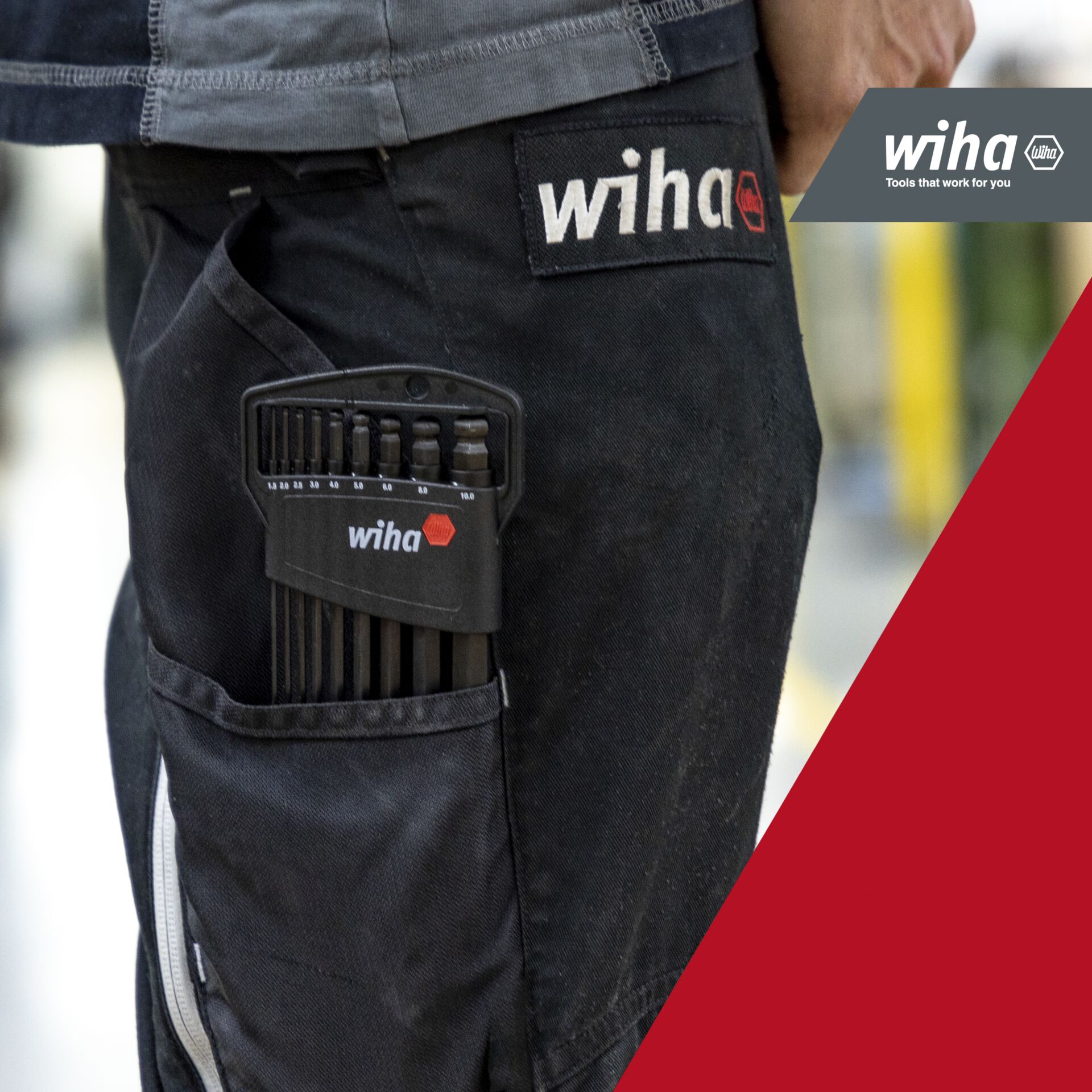 Wiha Pin Spanner Set with Classic Holder