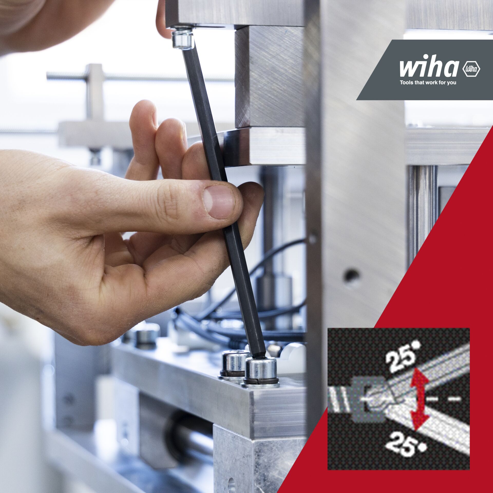 Wiha Pin Spanner Set with Classic Holder