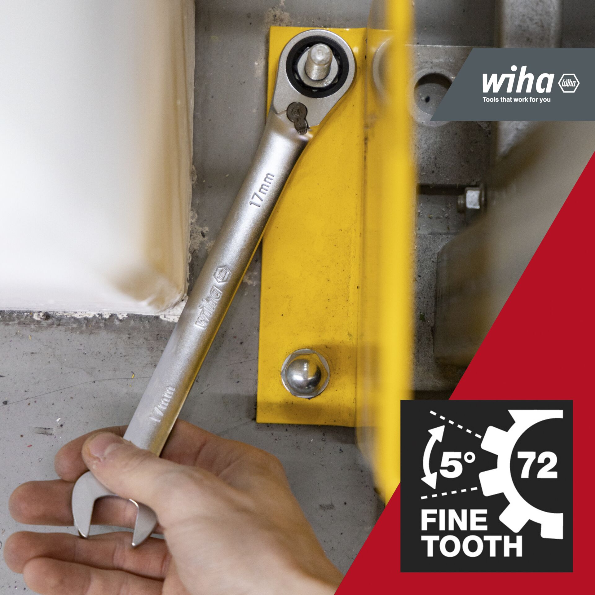 Wiha ring ratchet open-end spanner Set