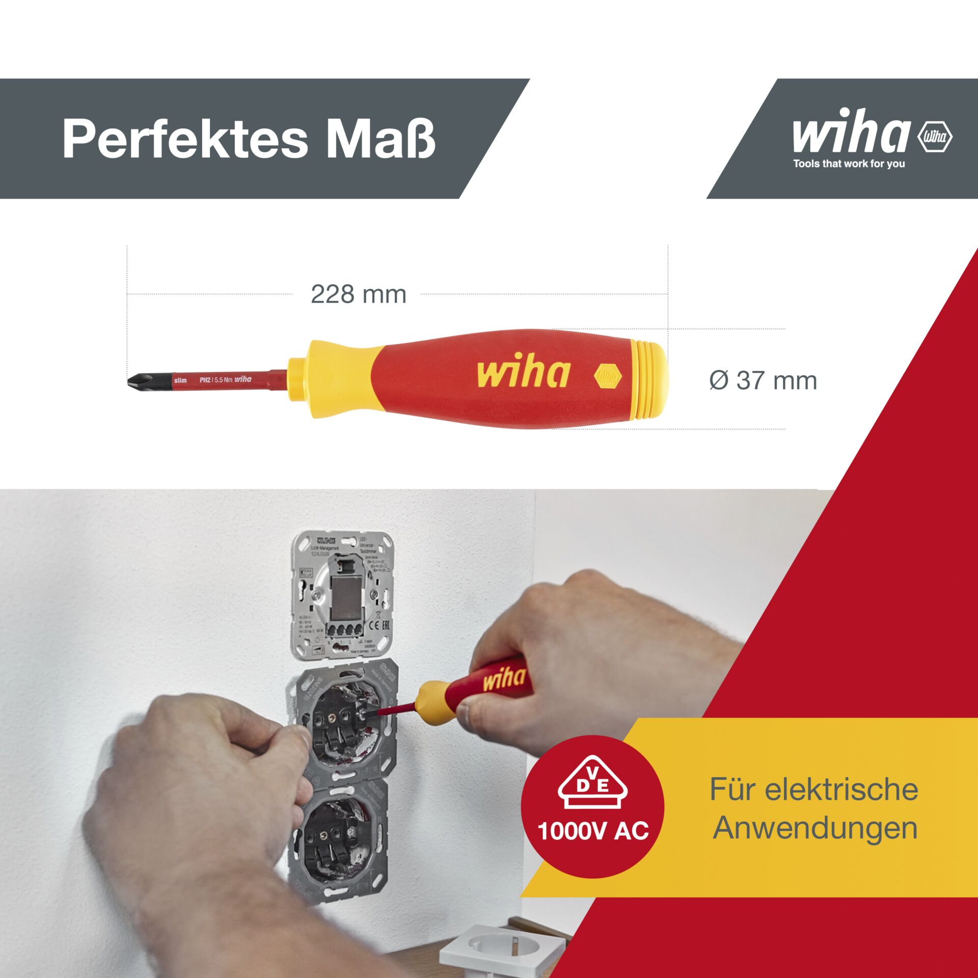 Wiha giravite con portainserti a magazzino PocketMax electri