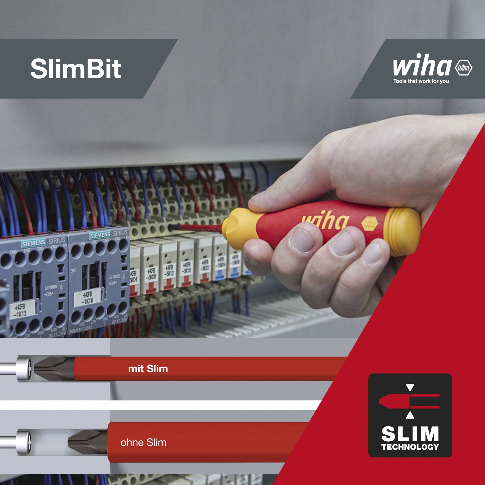 Wiha giravite con portainserti a magazzino PocketMax electri