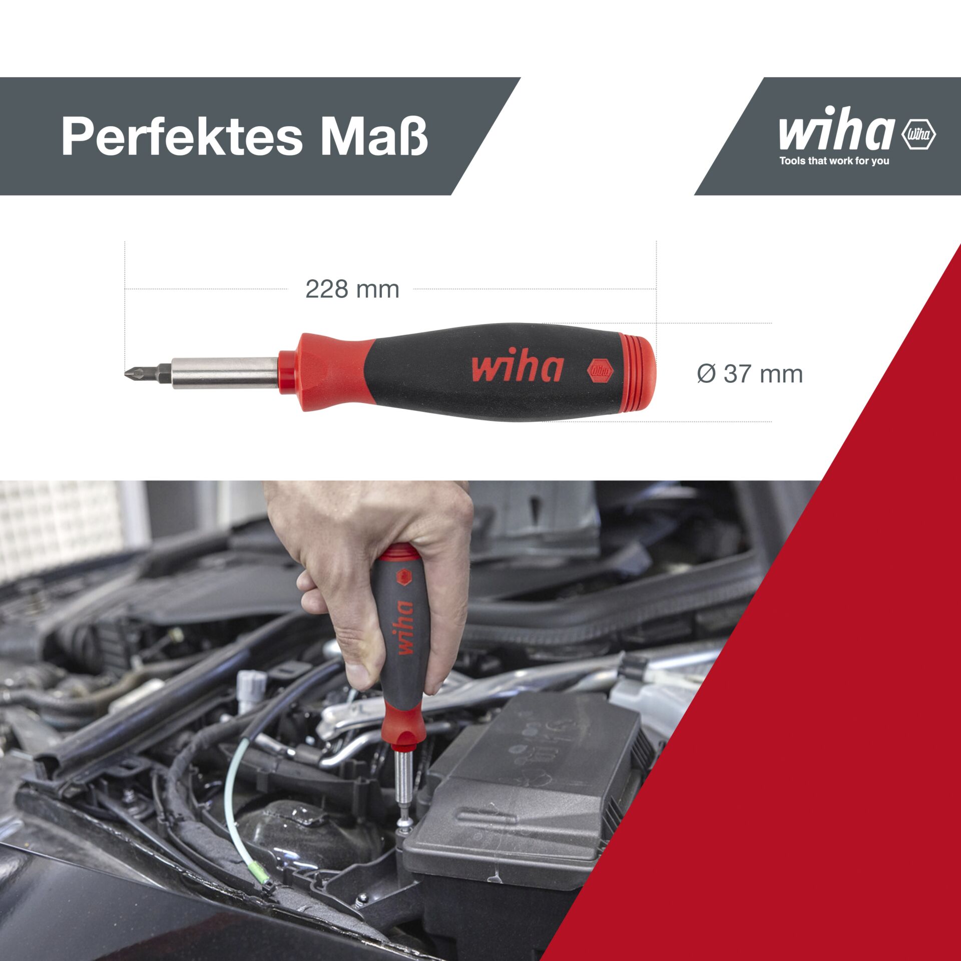 Wiha giravite con portainserti a magazzino PocketMax magneti