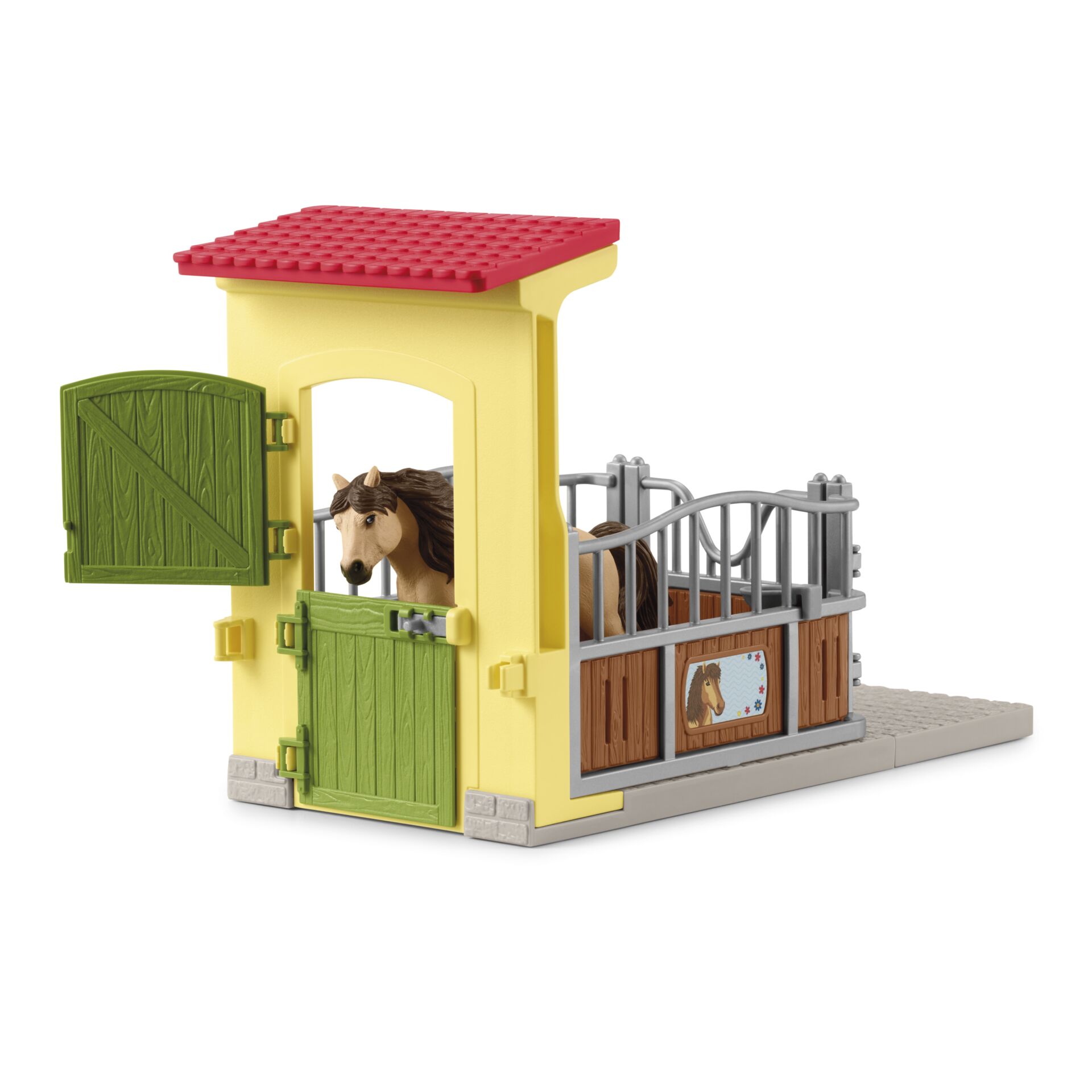 Schleich Farm World     Pony Box with Iceland Pony Stallion