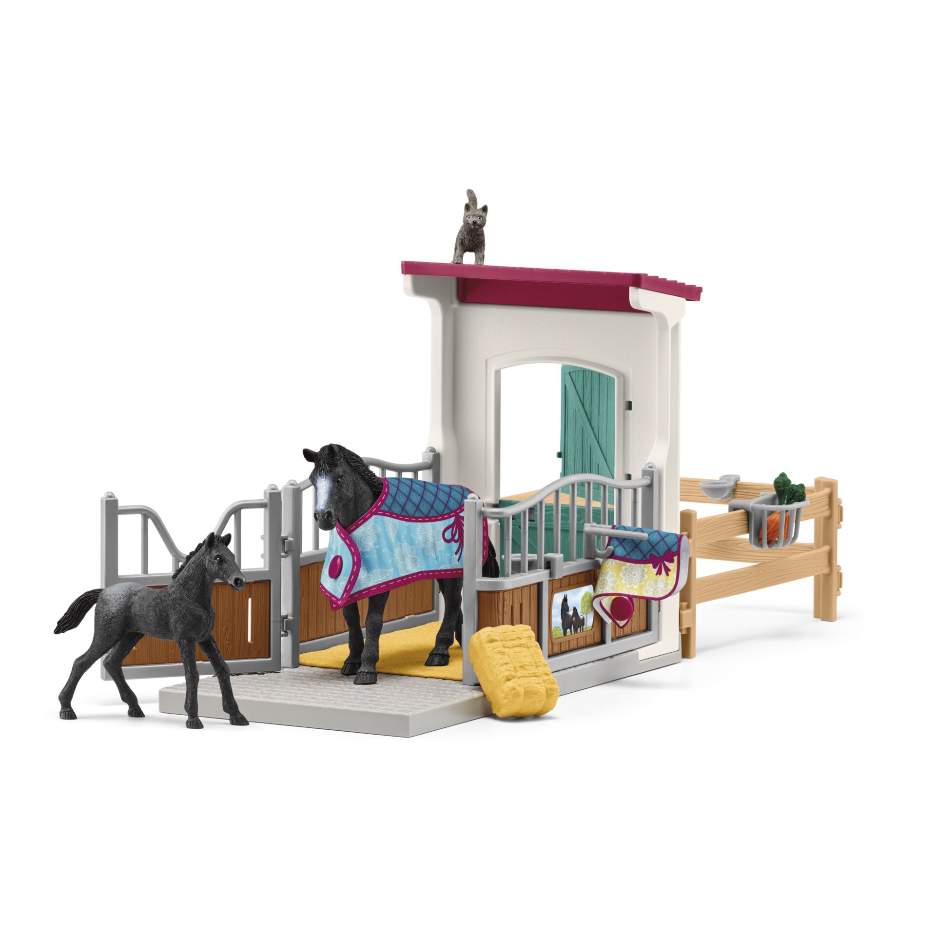 Schleich Horse Club     42611 Horse Box with Mare and Foal