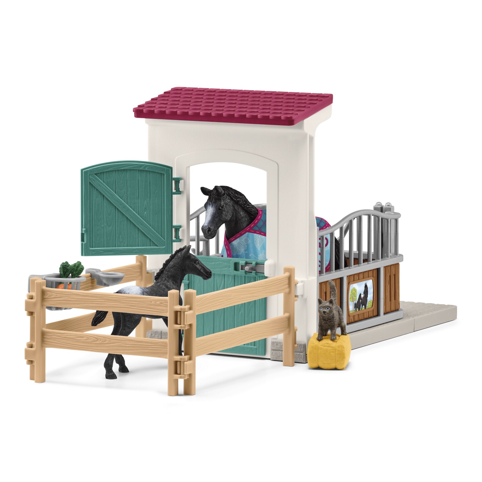 Schleich Horse Club     42611 Horse Box with Mare and Foal