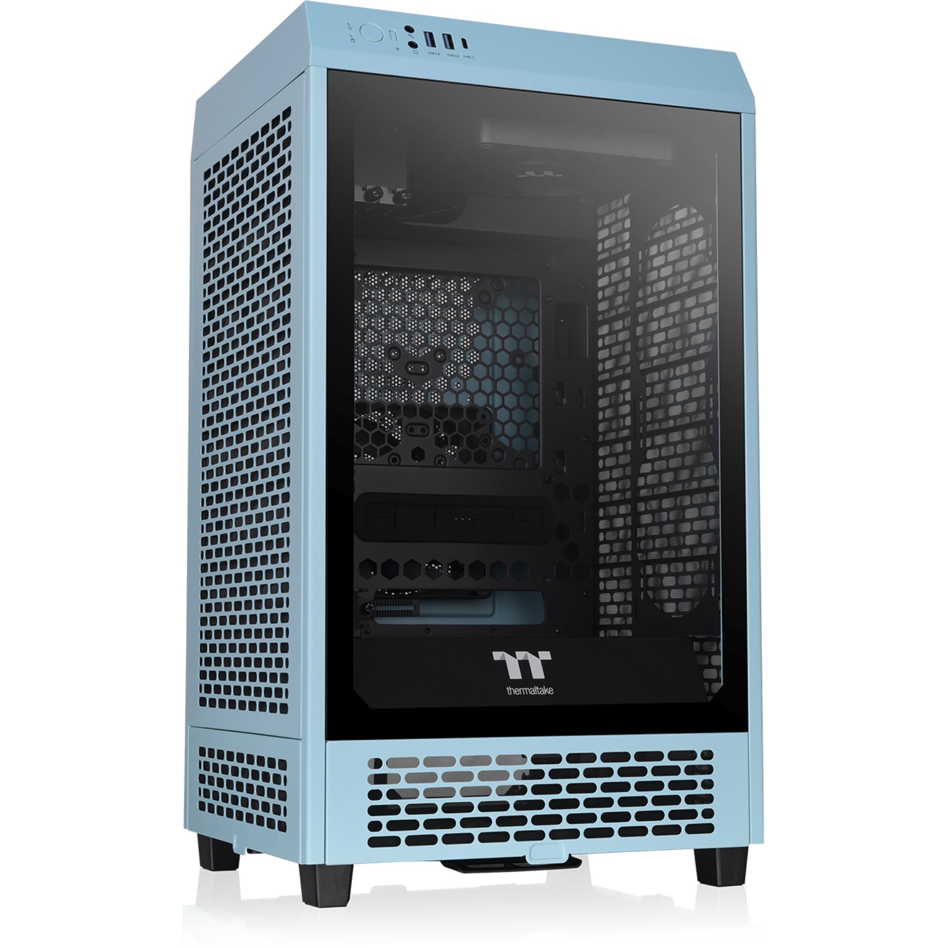 Thermaltake The Tower 200 Turquoise PC Housing