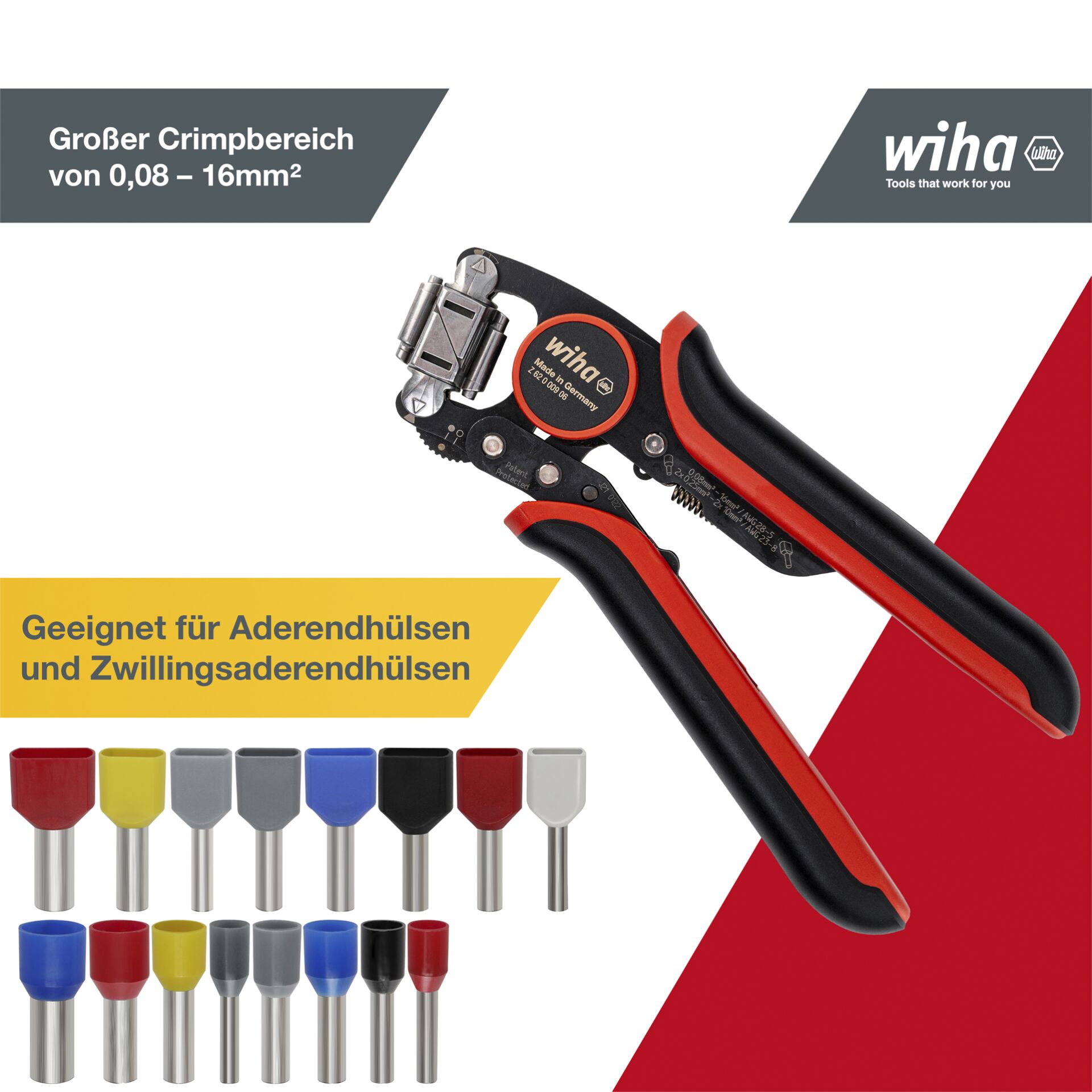 Wiha utensile di crimpatura automatico