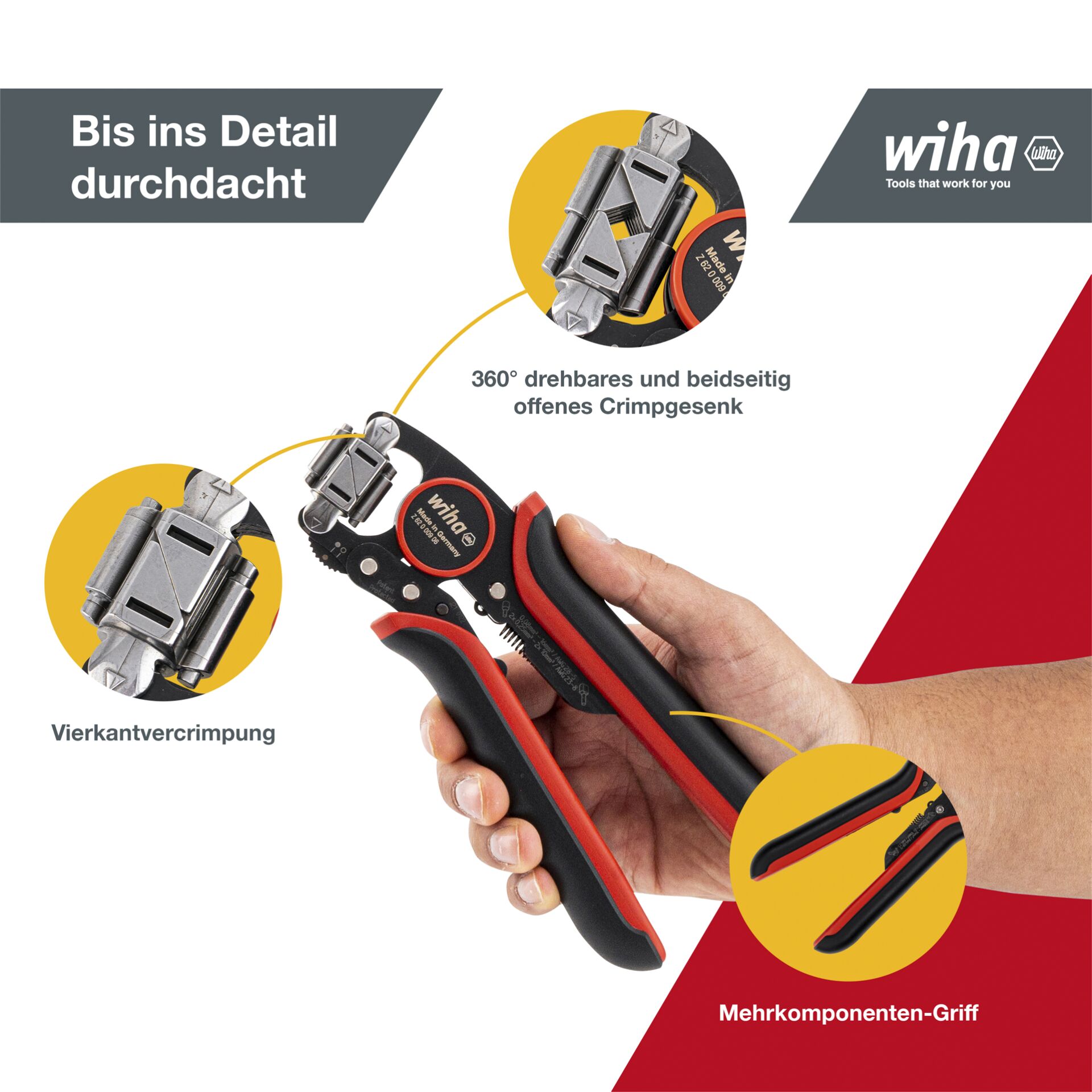 Wiha utensile di crimpatura automatico