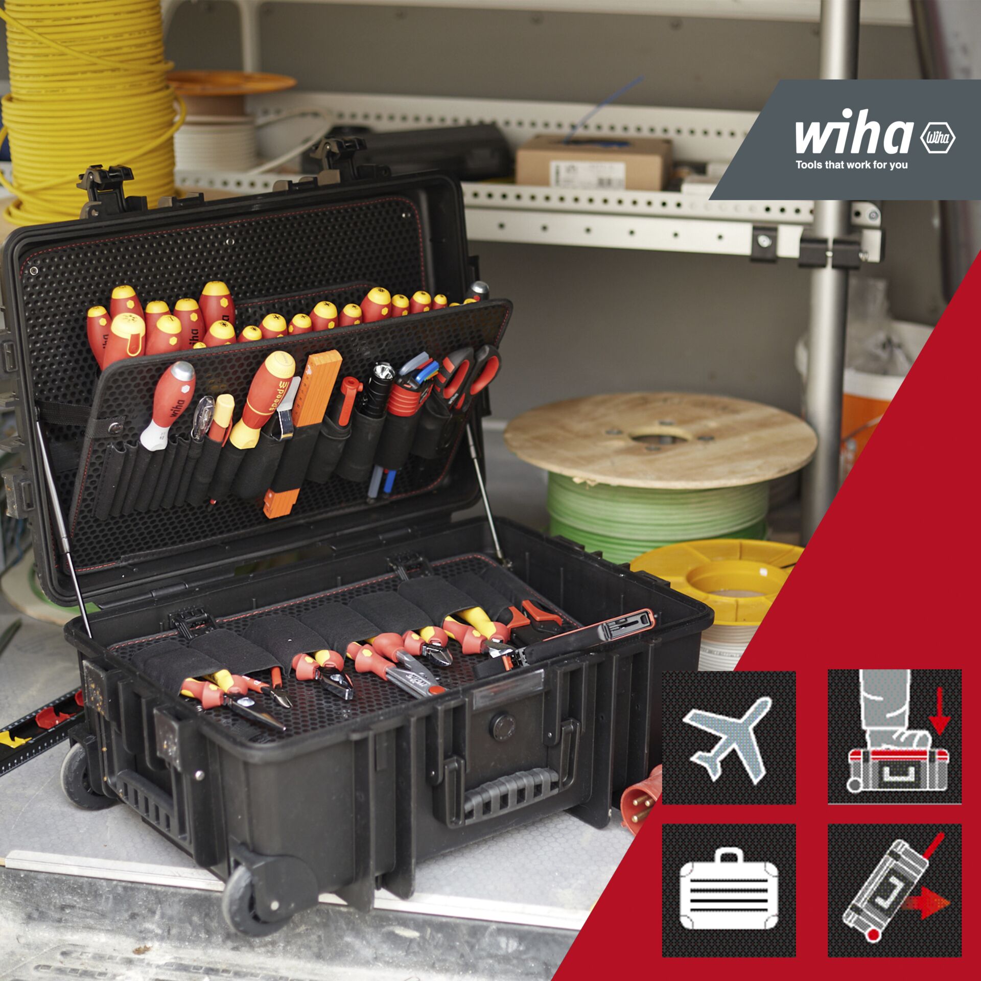 Wiha set utensili elettricista Competence XXL II