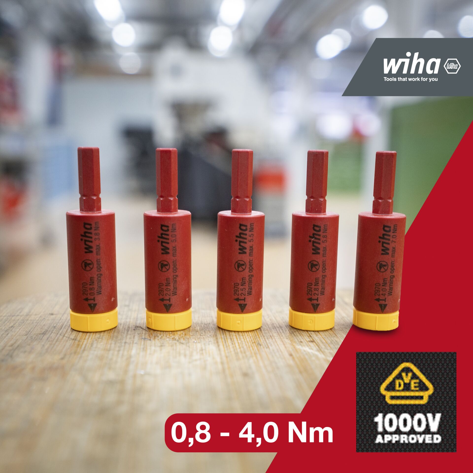 Wiha set adattat. dinamometrico easyTorque electric