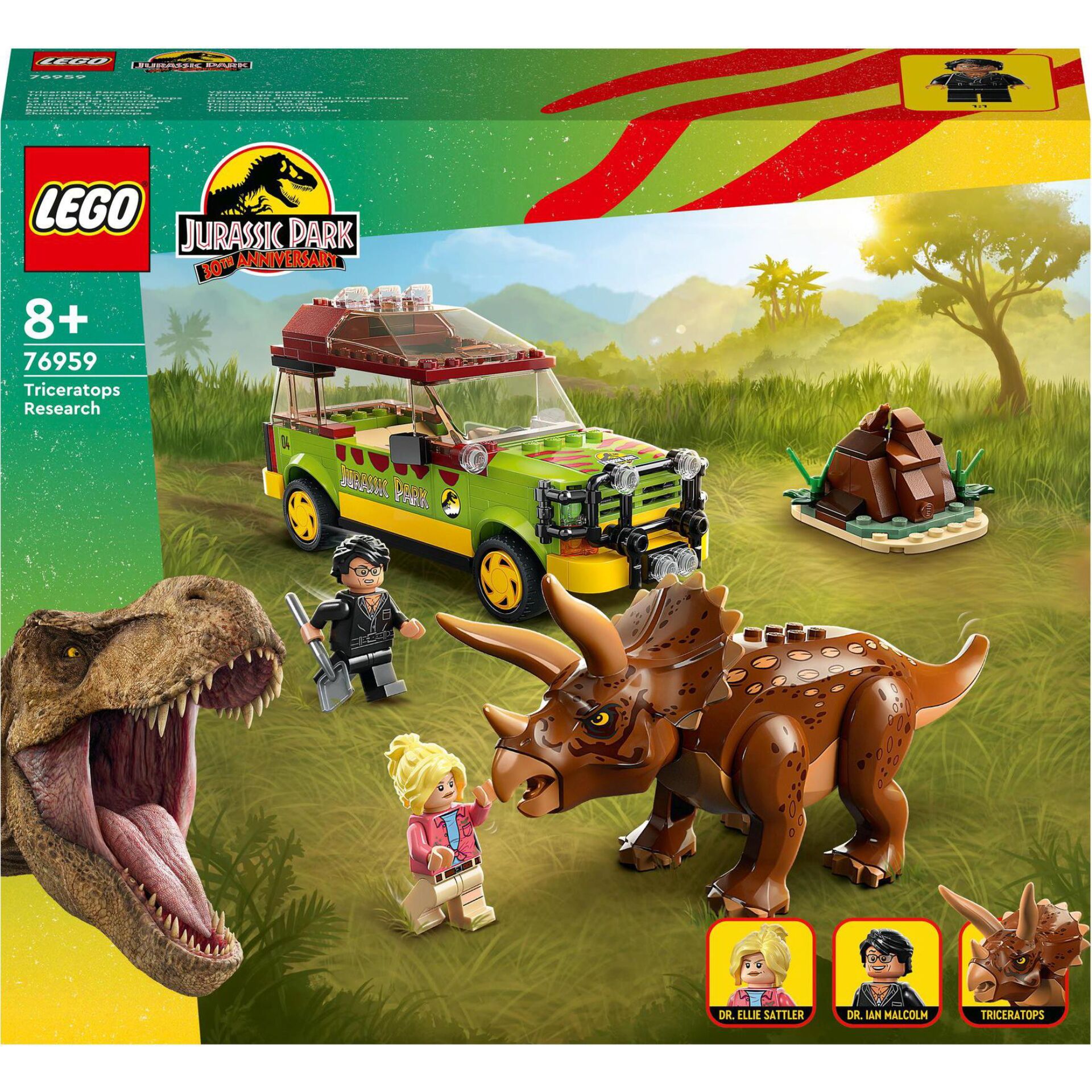 LEGO Jurassic 76959 La ricerca del Triceratopo