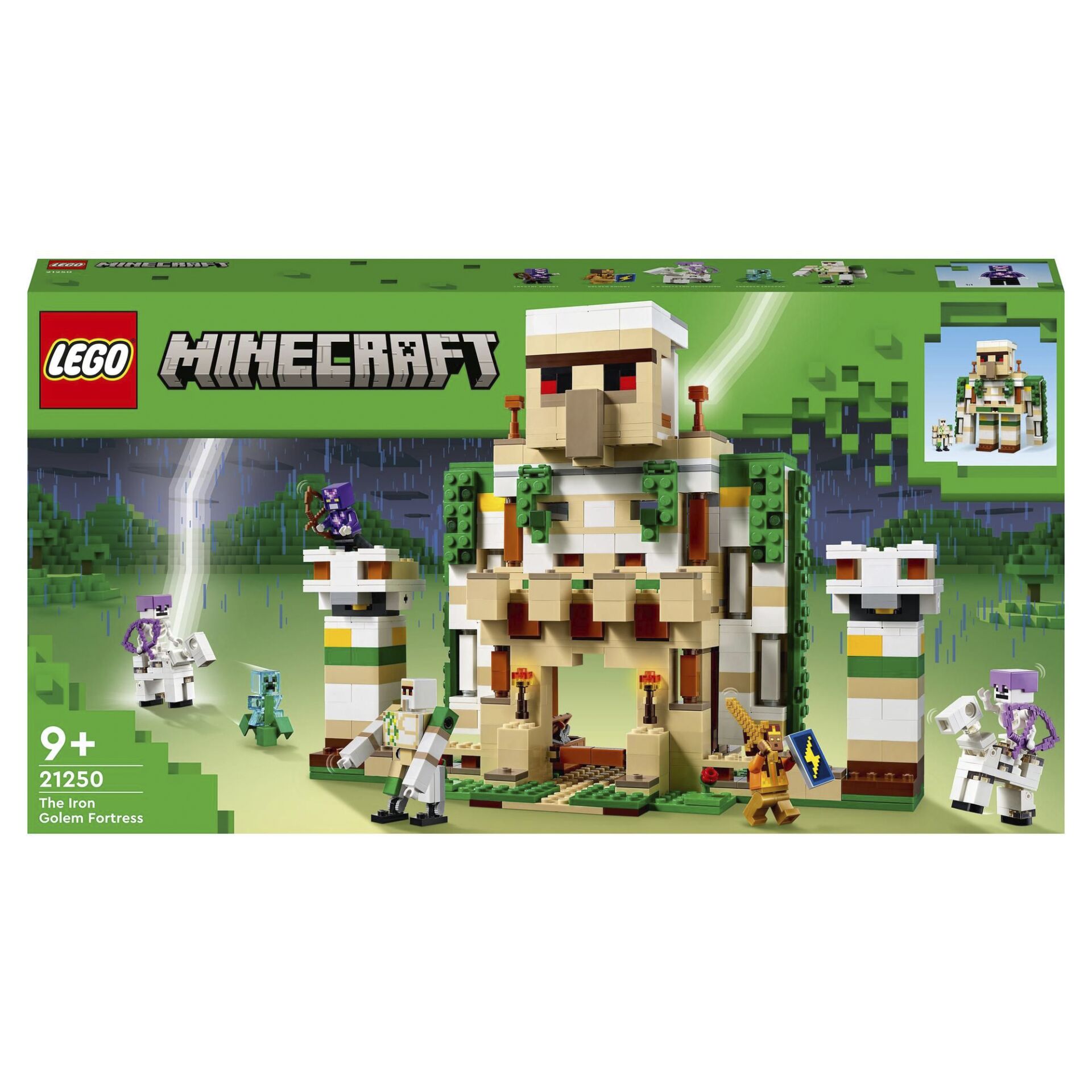 LEGO Minecraft 21250 La Fortezza di Golem di ferro