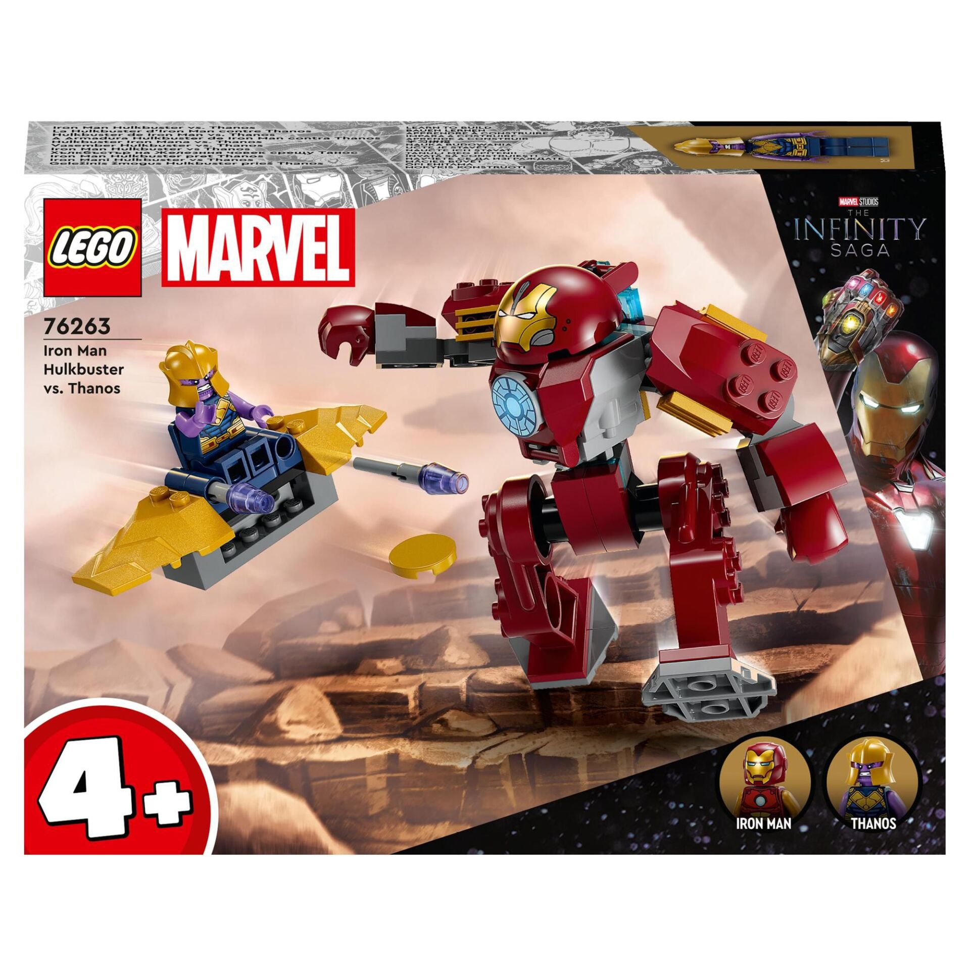 LEGO Super Hero Marvel 76263 Iron Man Hulkbuster vs. Thanos