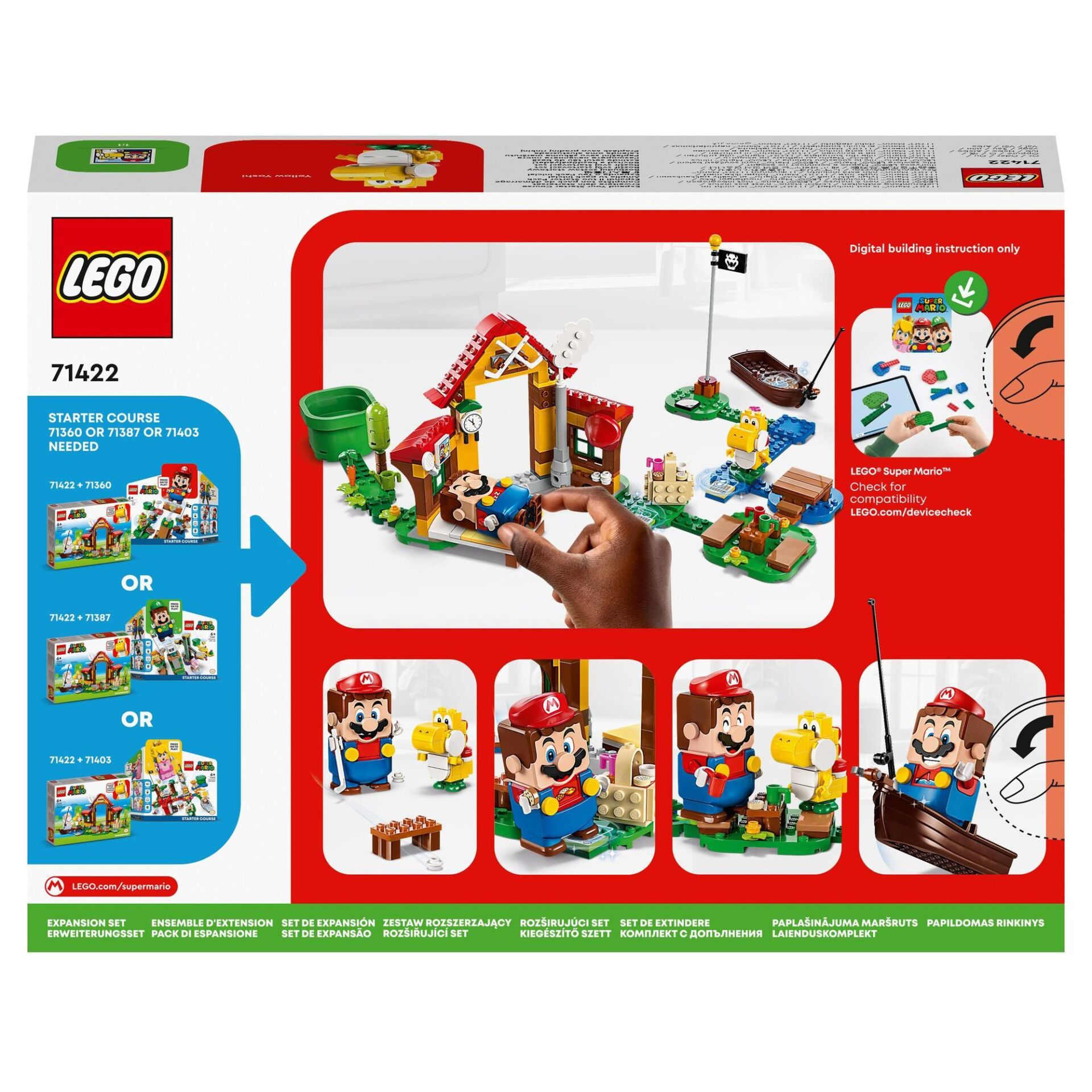 LEGO Super Mario 71422   Picnic alla casa di Mario - espansi