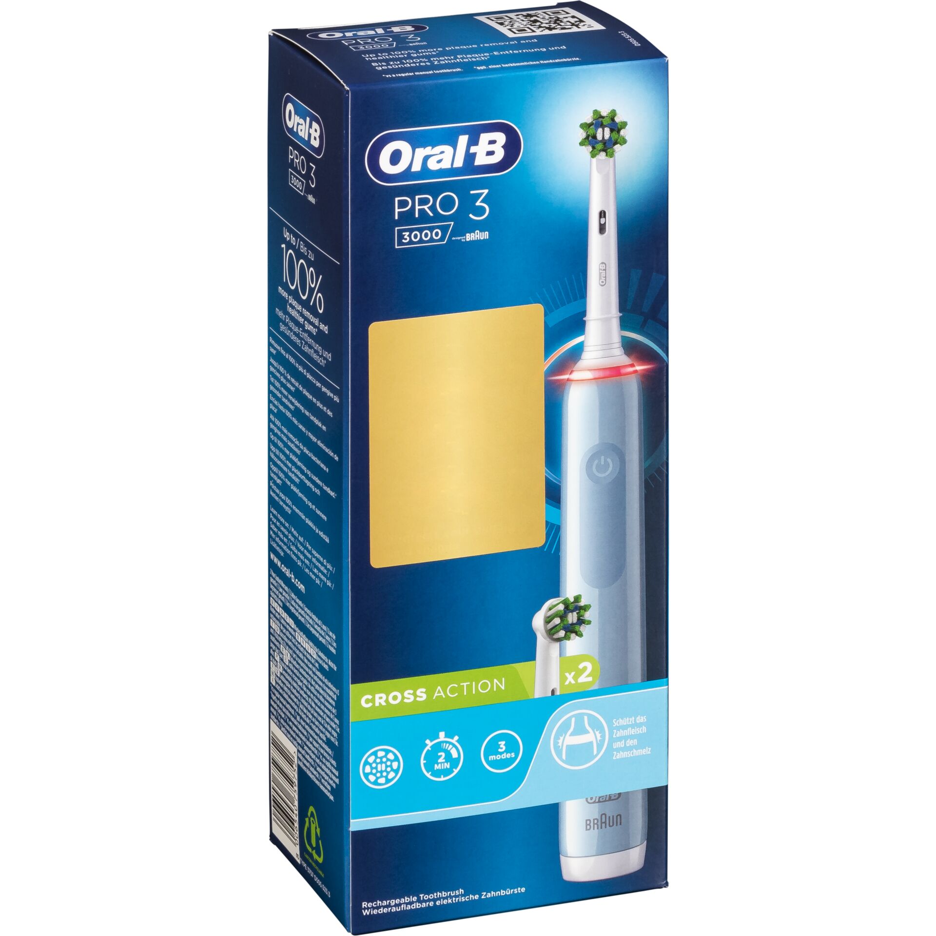 Oral-B PRO 3 3000 Cross Action Blue Edition JAS 22