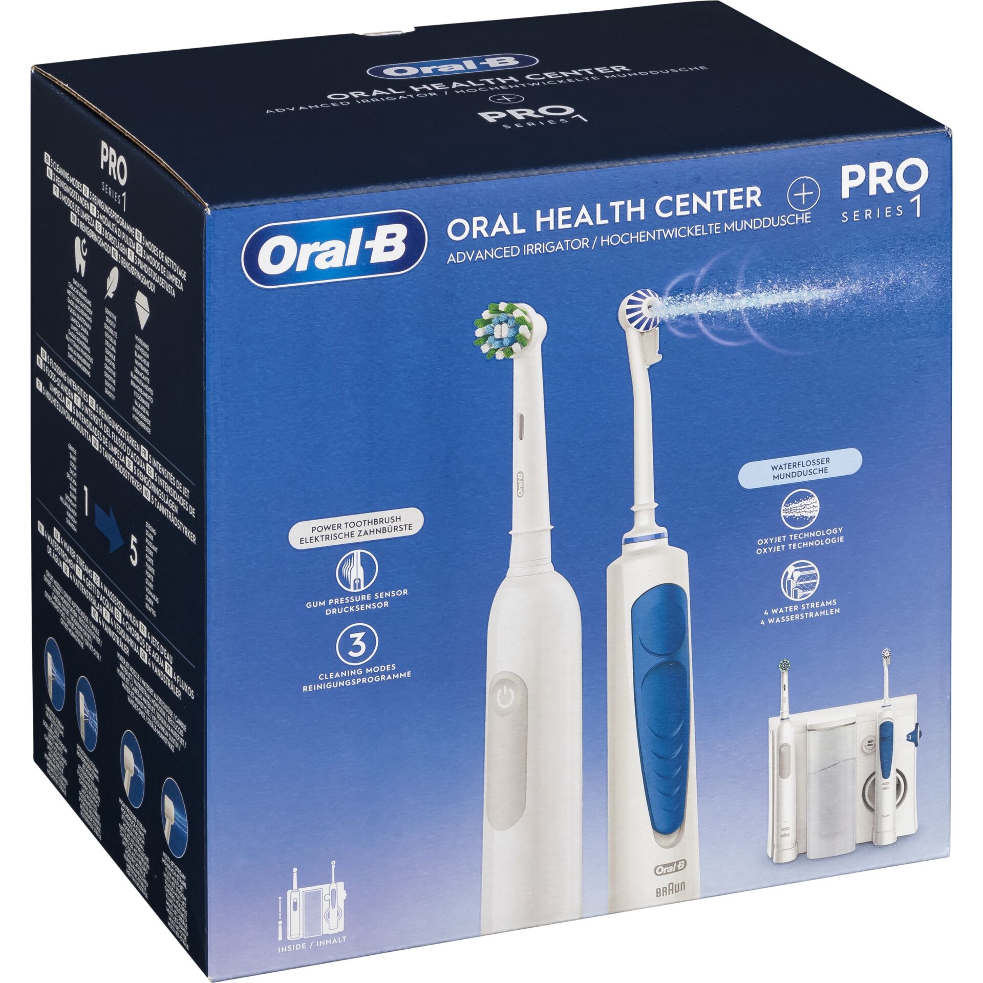 Oral-B Center OxyJet Idropulsore + Oral-B Pro 1