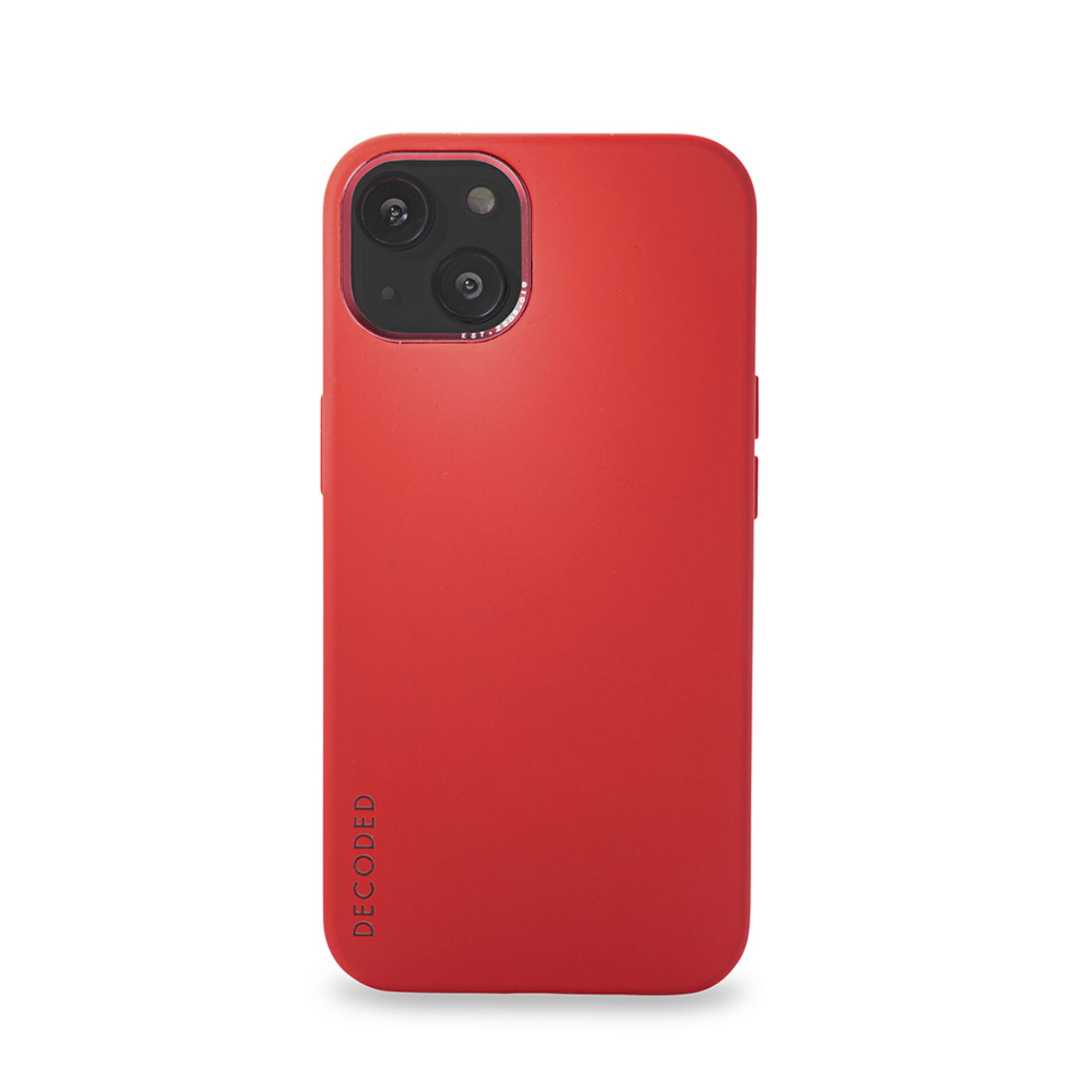 Decoded Silicone Backcover iPhone 13 Brick Red