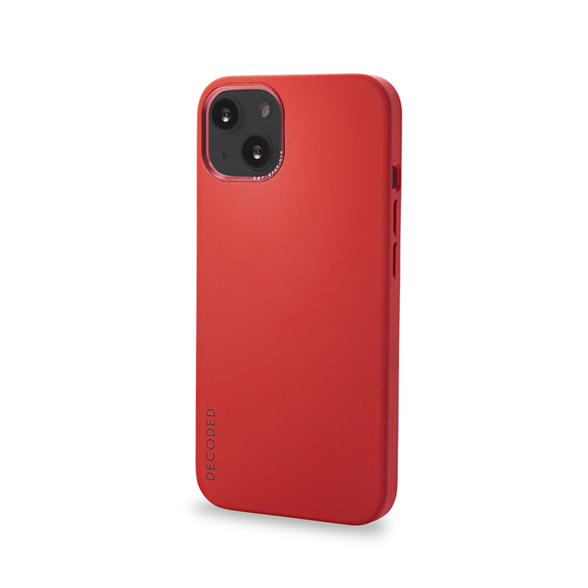 Decoded Silicone Backcover iPhone 13 Brick Red