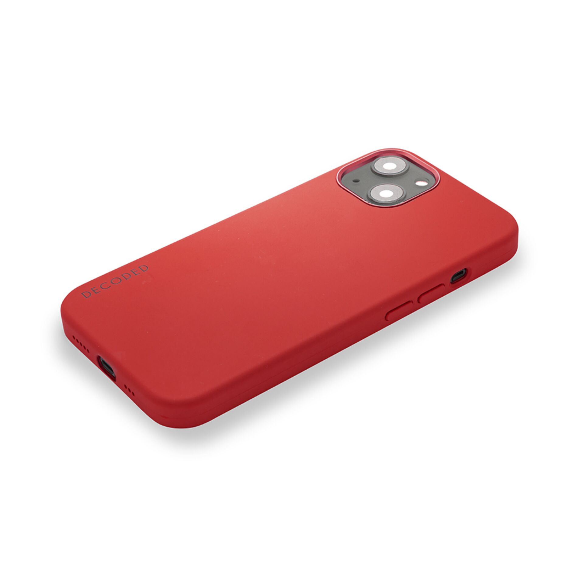 Decoded Silicone Backcover iPhone 13 Brick Red