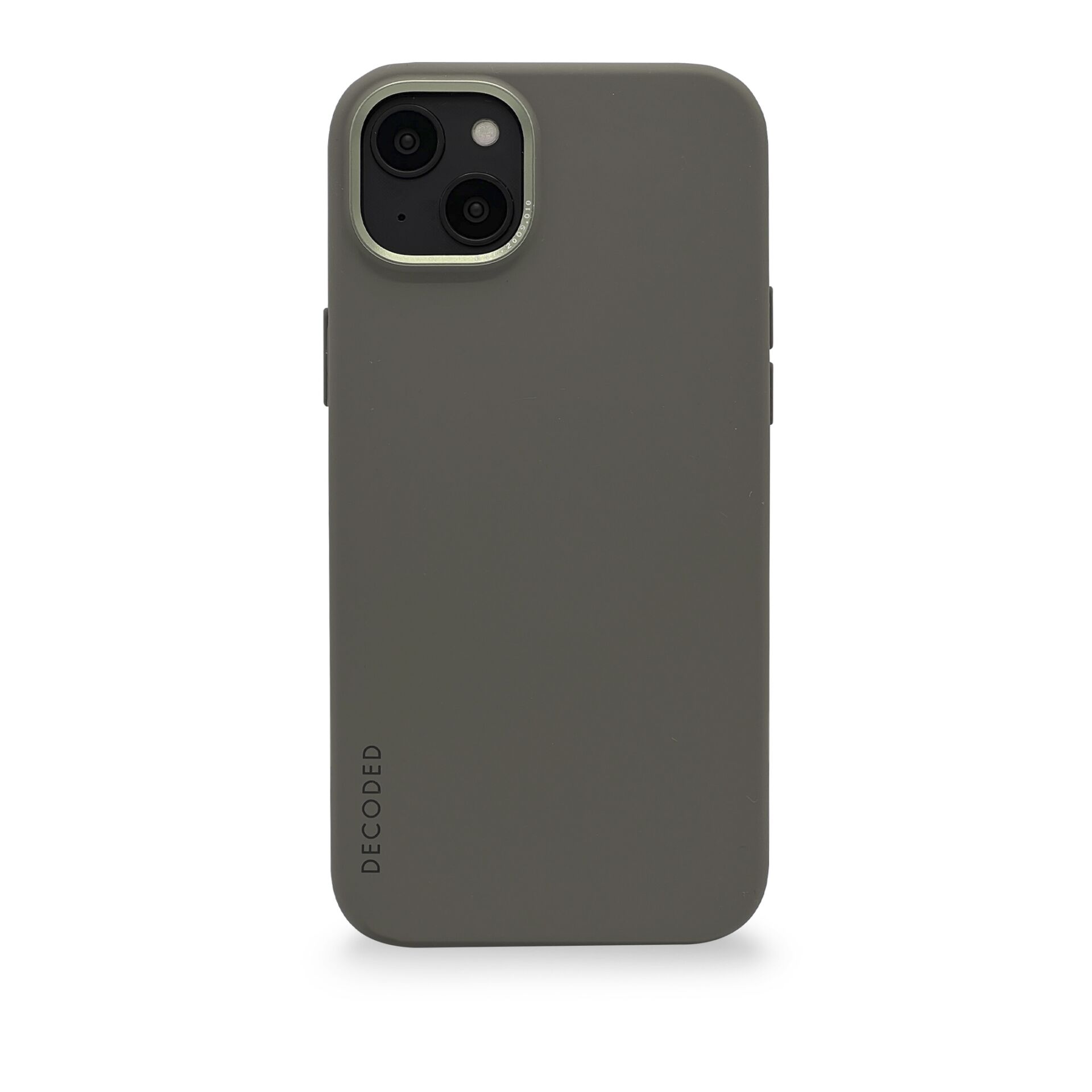 Decoded AntiMicrobial Silicone Backcover iPhone 14 Olive