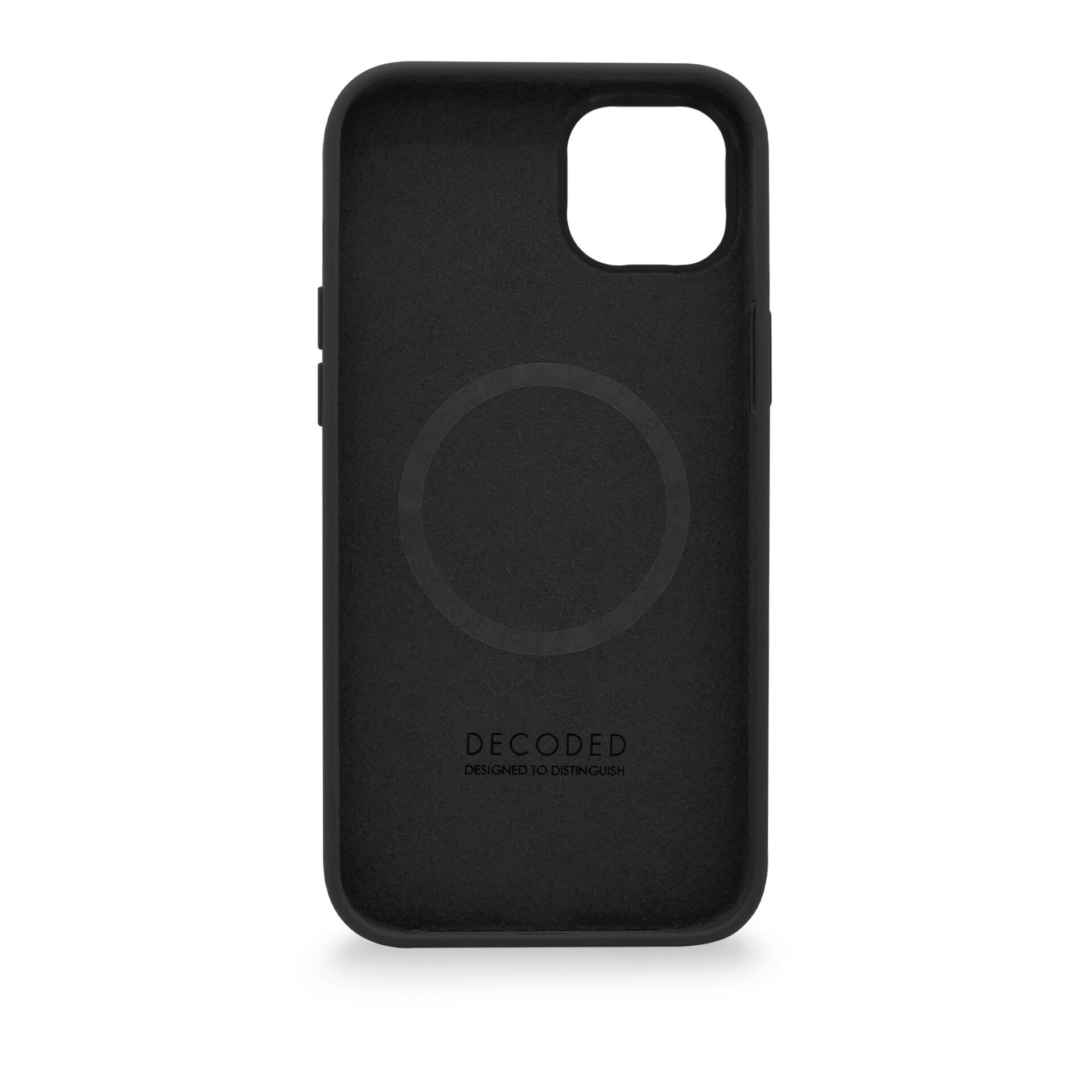 Decoded AntiMicrobial Silicone Backcover iPhone 14Plus Charc