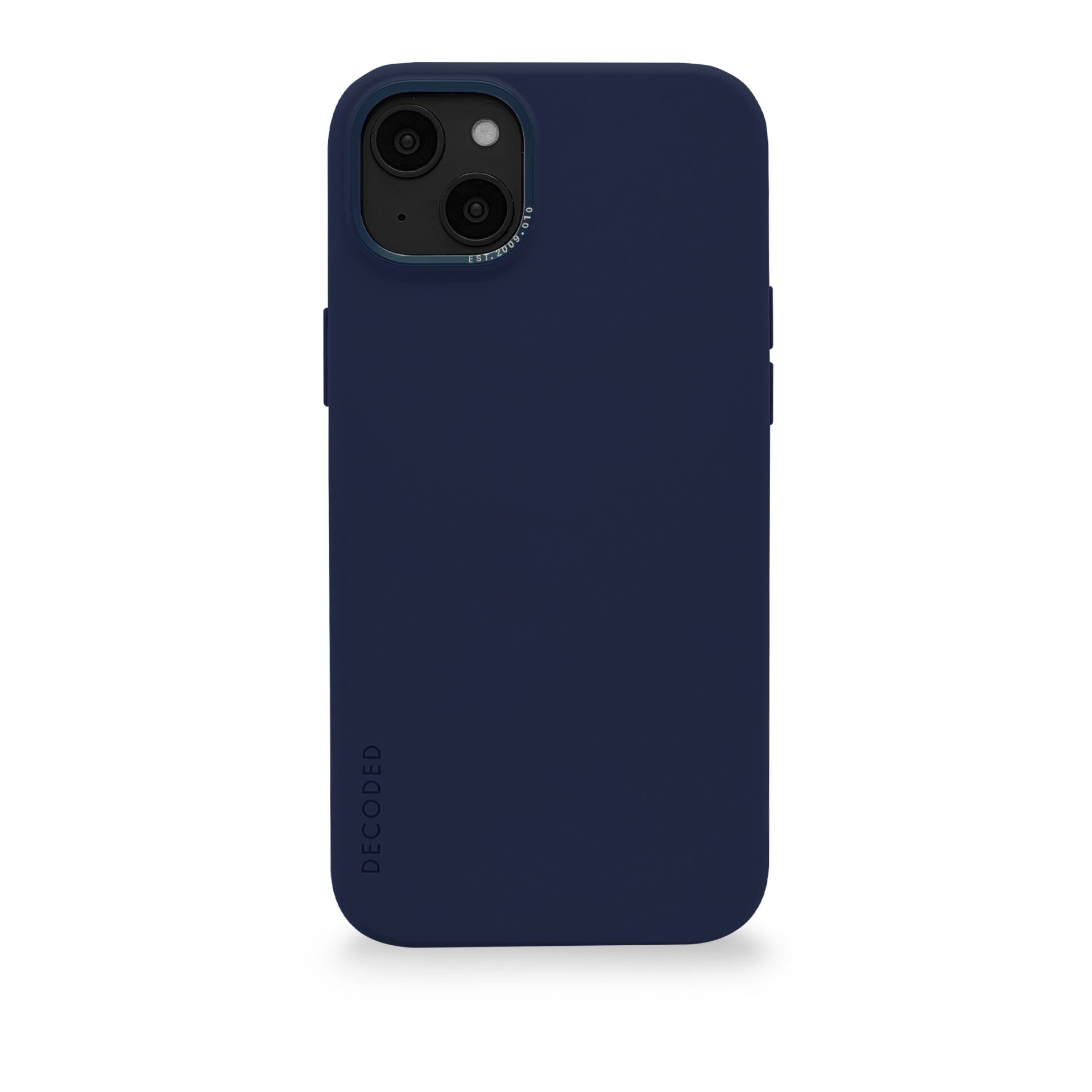 Decoded AntiMicrobial Silicone Backcover iP 14 Plus Navy Peo