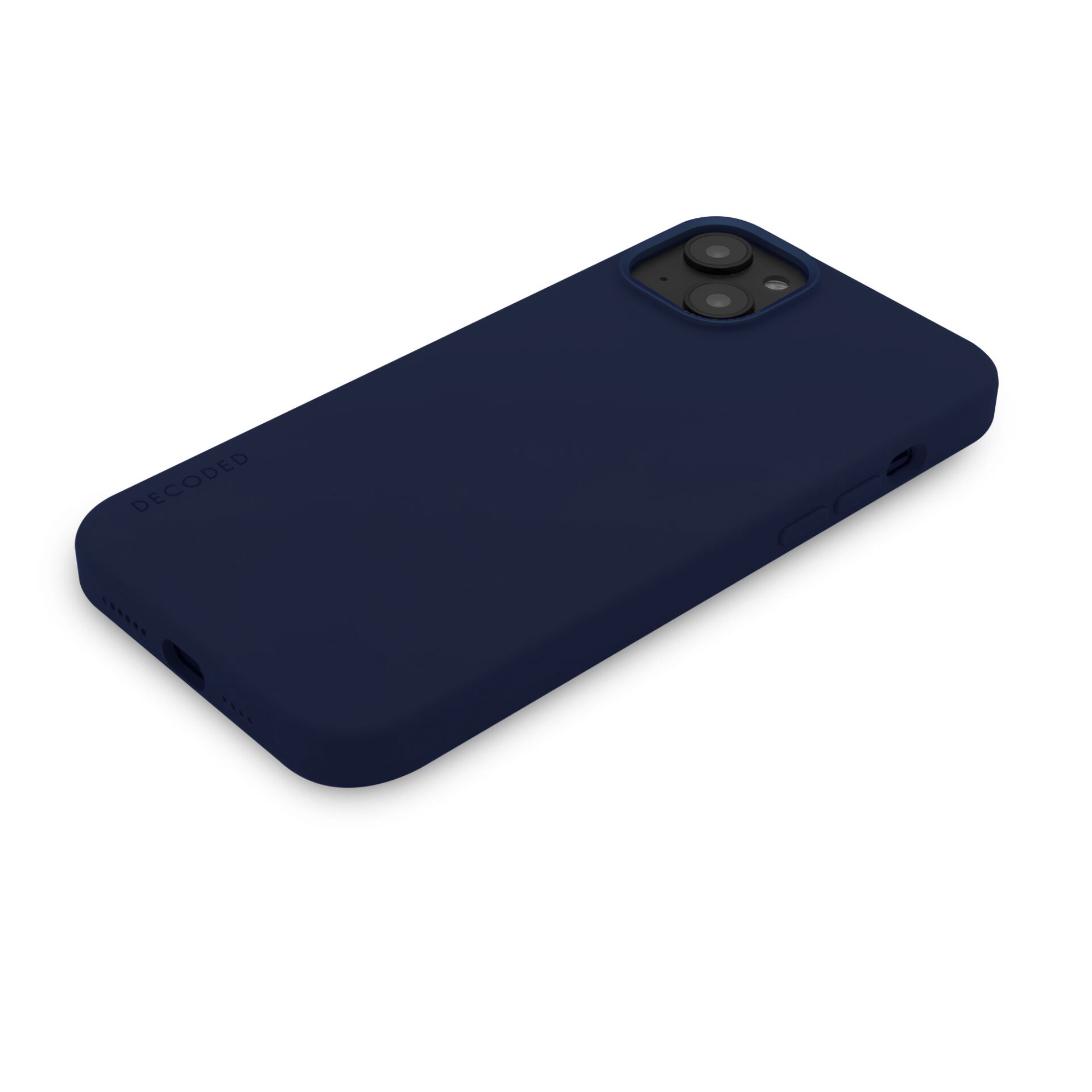 Decoded AntiMicrobial Silicone Backcover iP 14 Plus Navy Peo