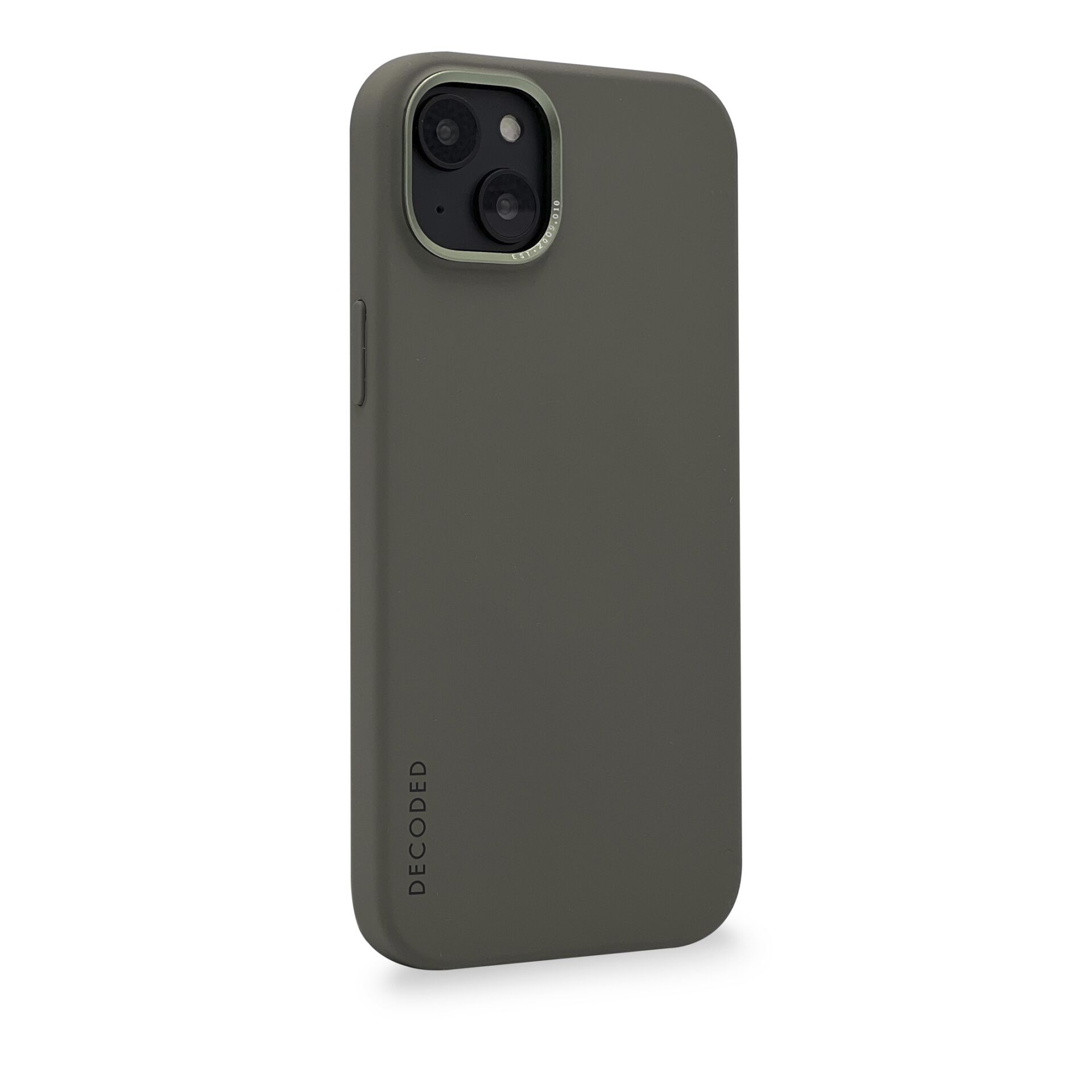 Decoded AntiMicrobial Silicone Backcover iPhone 14 Plus Oliv