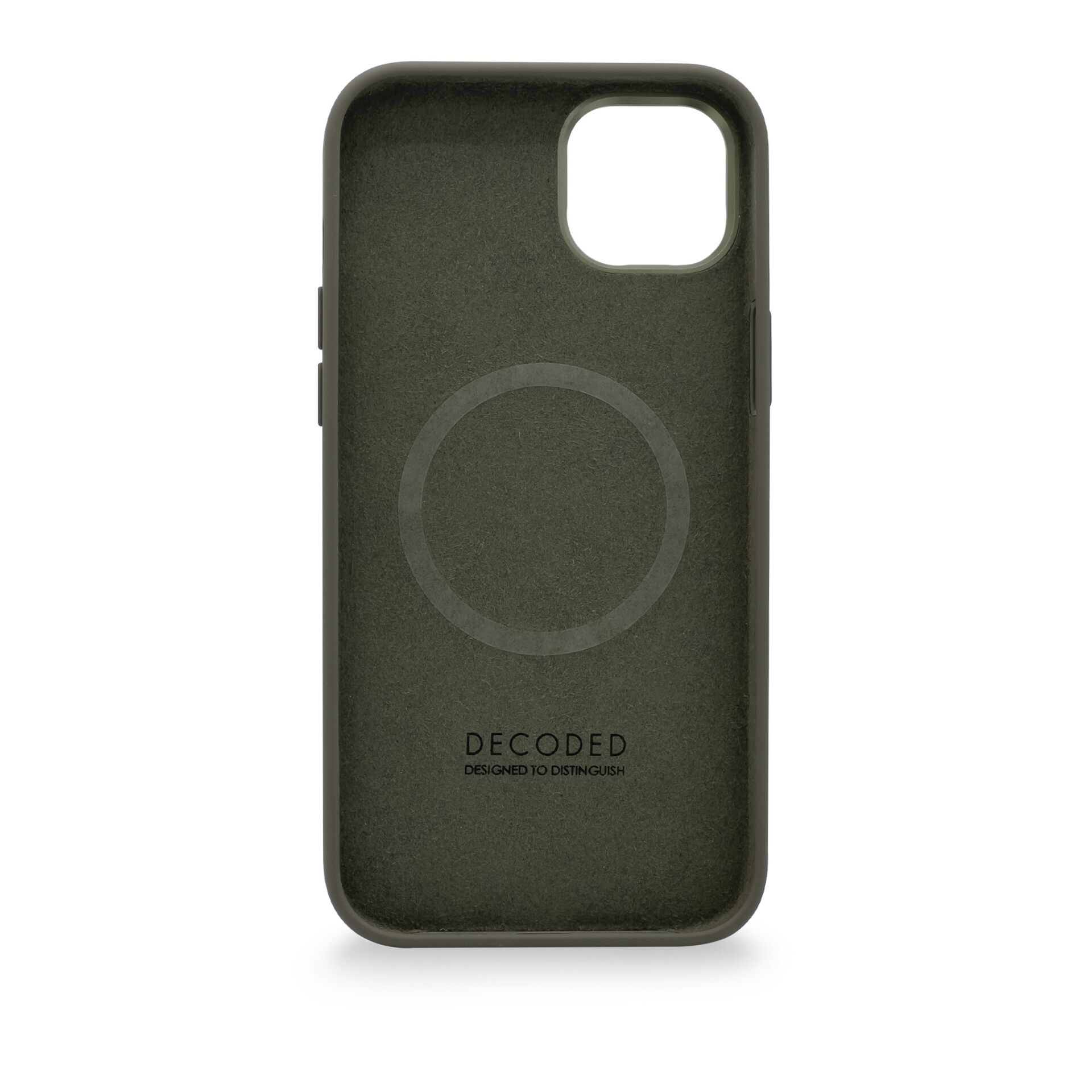 Decoded AntiMicrobial Silicone Backcover iPhone 14 Plus Oliv