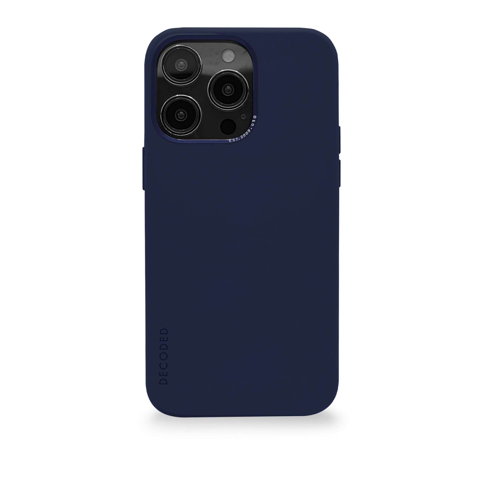 Decoded AntiMicrobial Silicone Backcover iP 14 Pro Navy Peon
