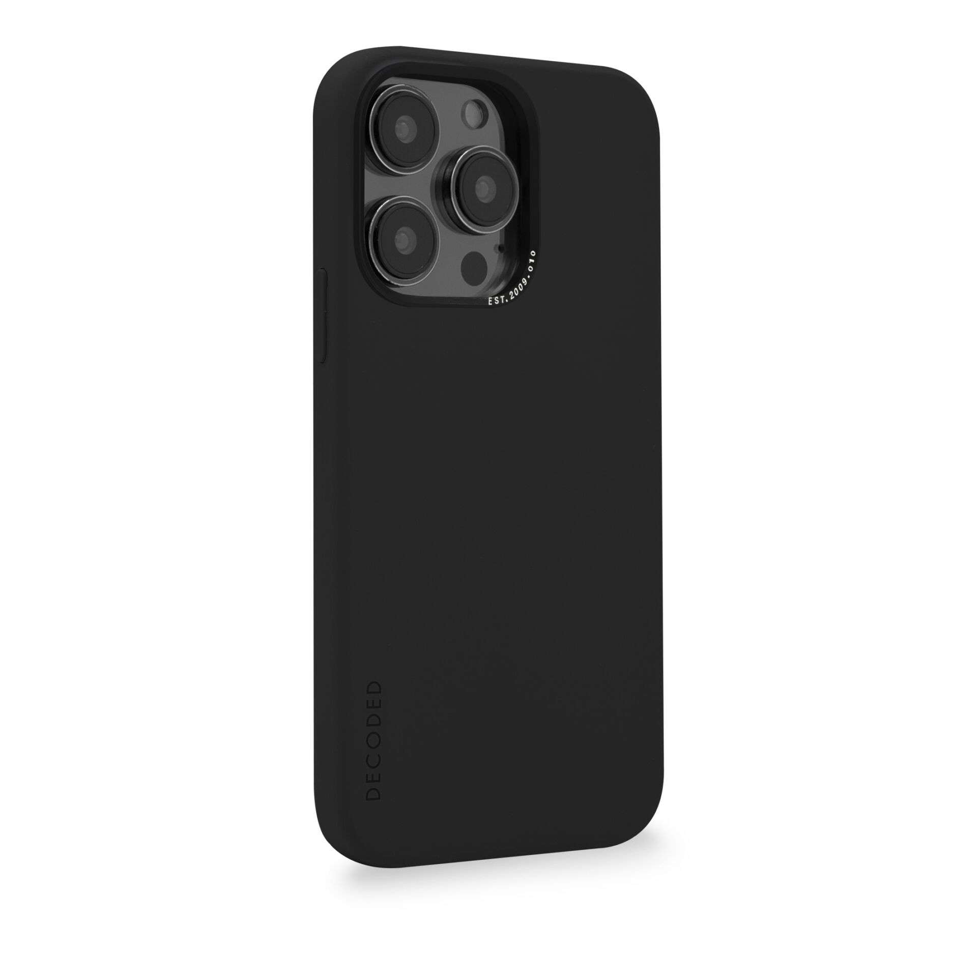 Decoded AntiMicrobial Silicone Backcover iP 14 Pro Max Charc