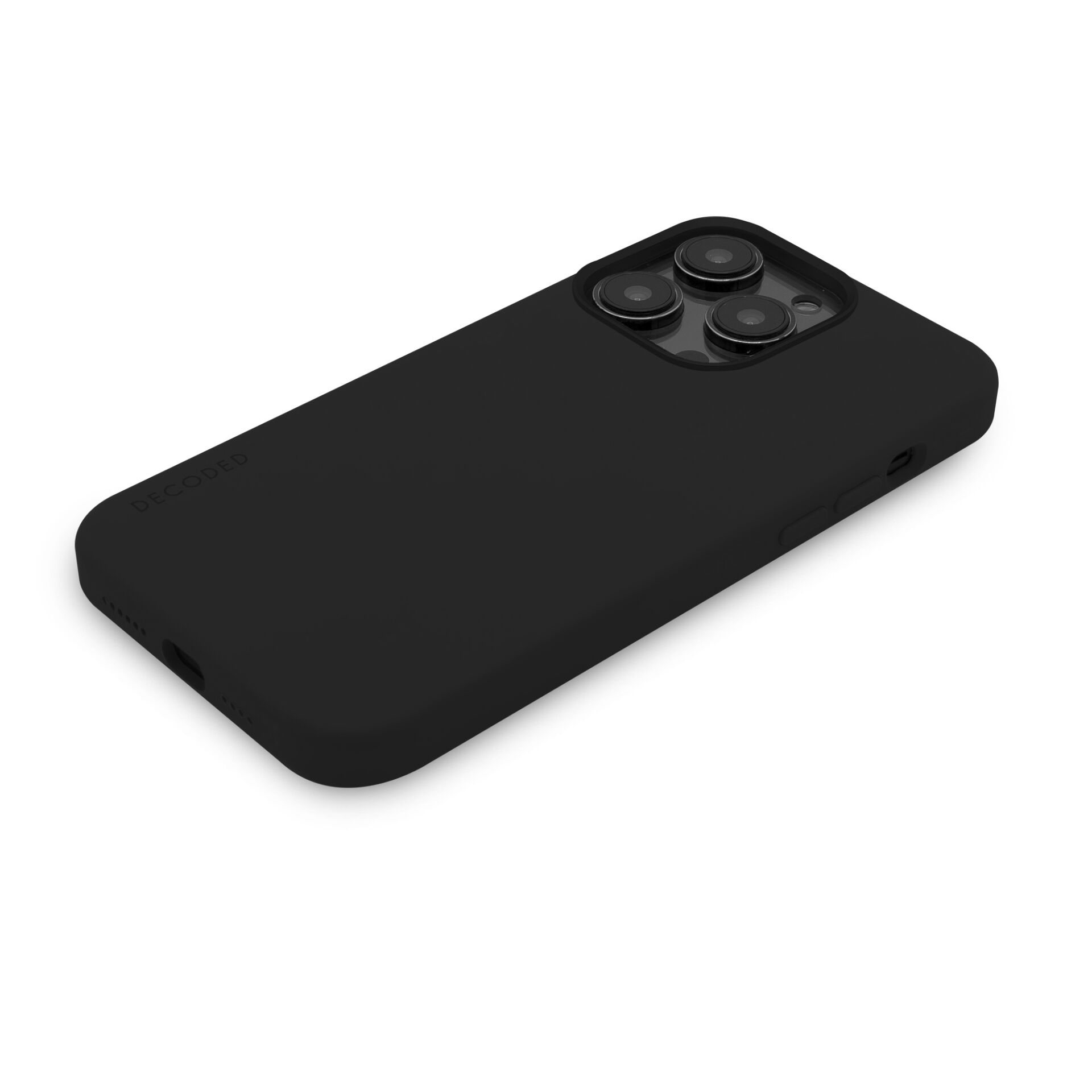 Decoded AntiMicrobial Silicone Backcover iP 14 Pro Max Charc