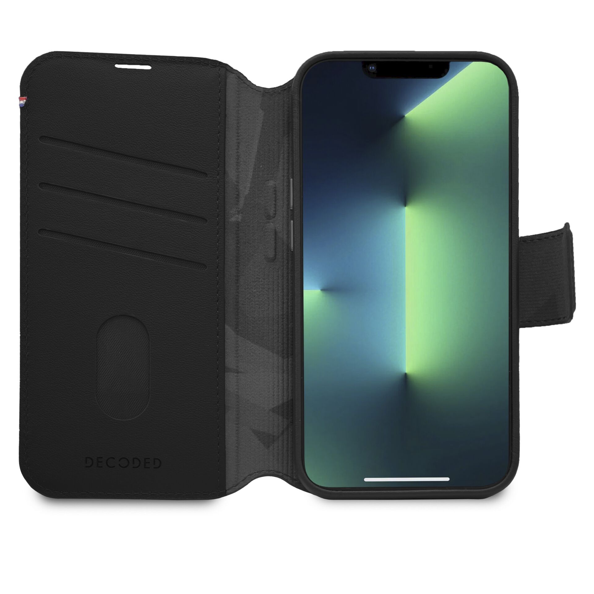 Decoded Leather Detachable Wallet iPhone 14 Plus Black