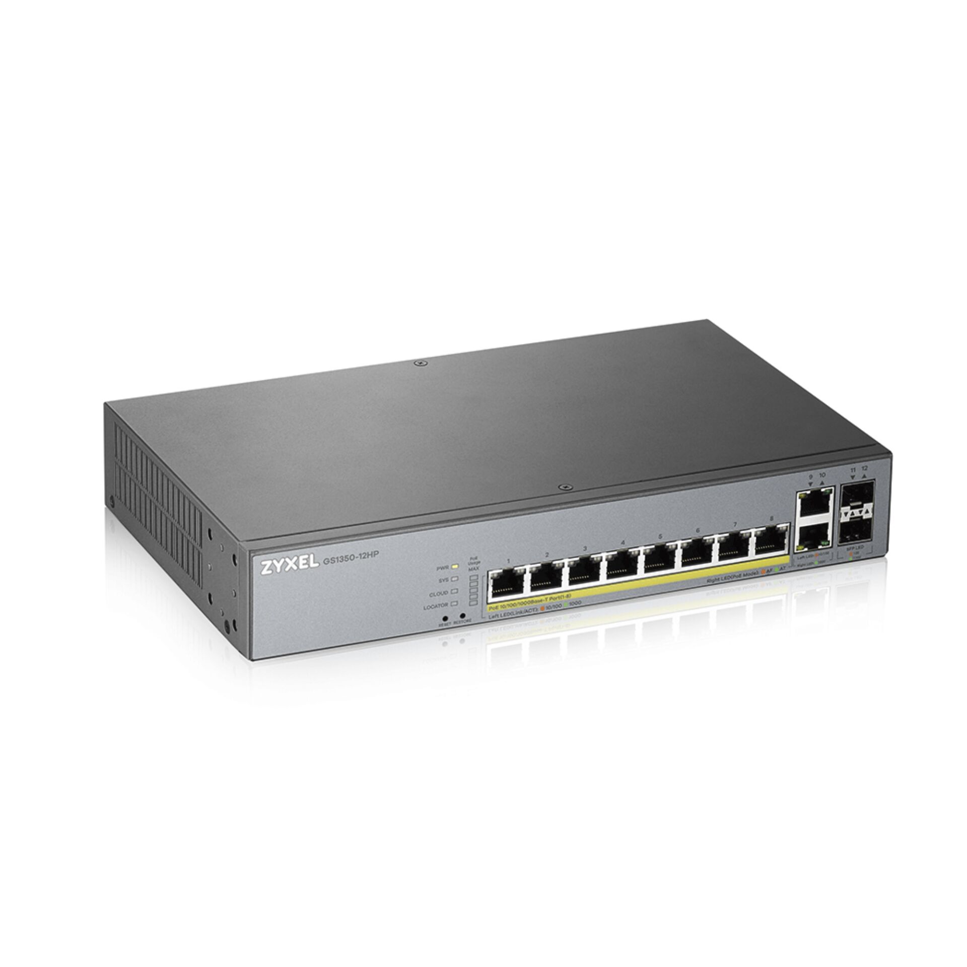 Zyxel GS1350-12HP 12 Port incl. 1 Year Nebula Pro