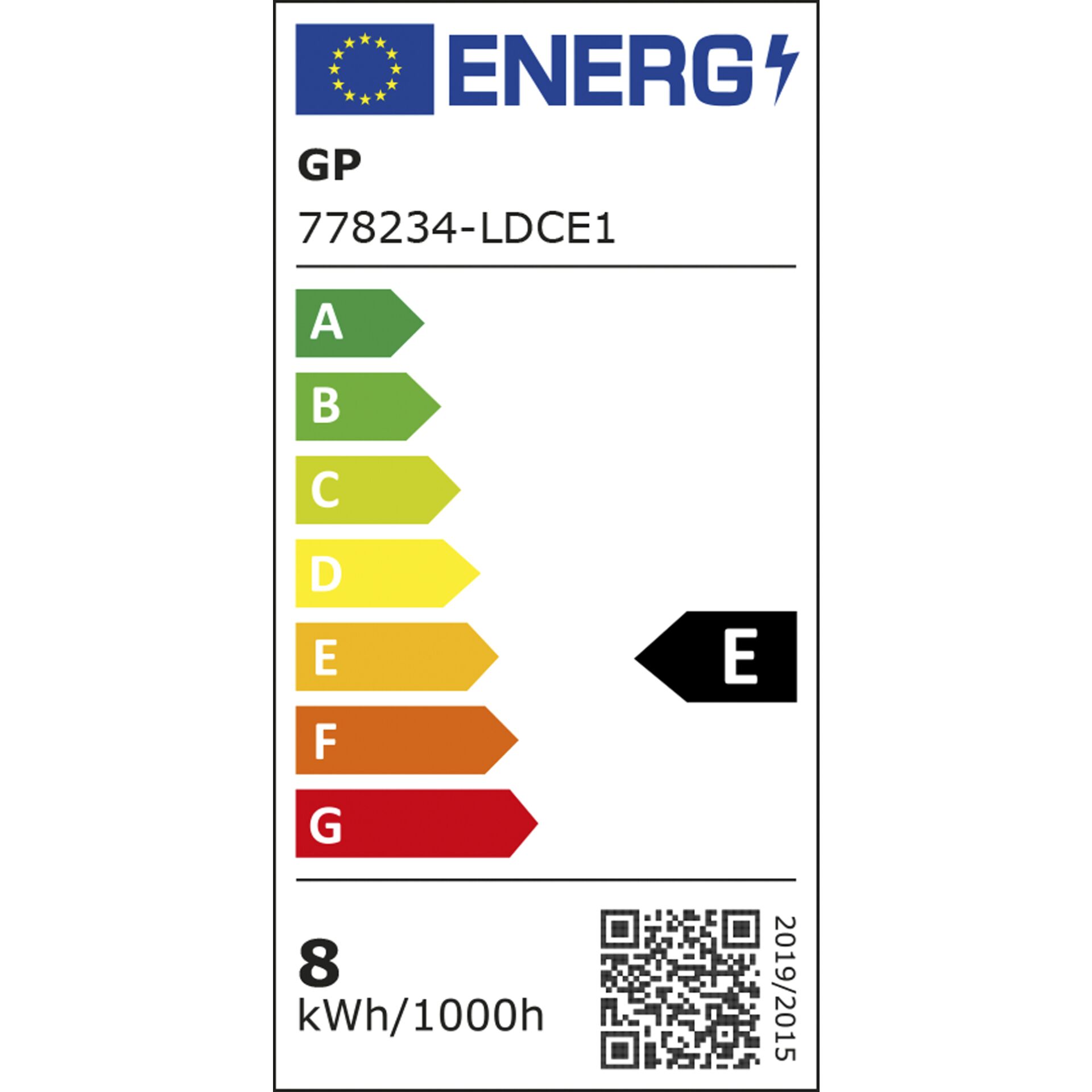 GP Lighting Filament Classic E27 7W (60W) dimmerabile 806 lm