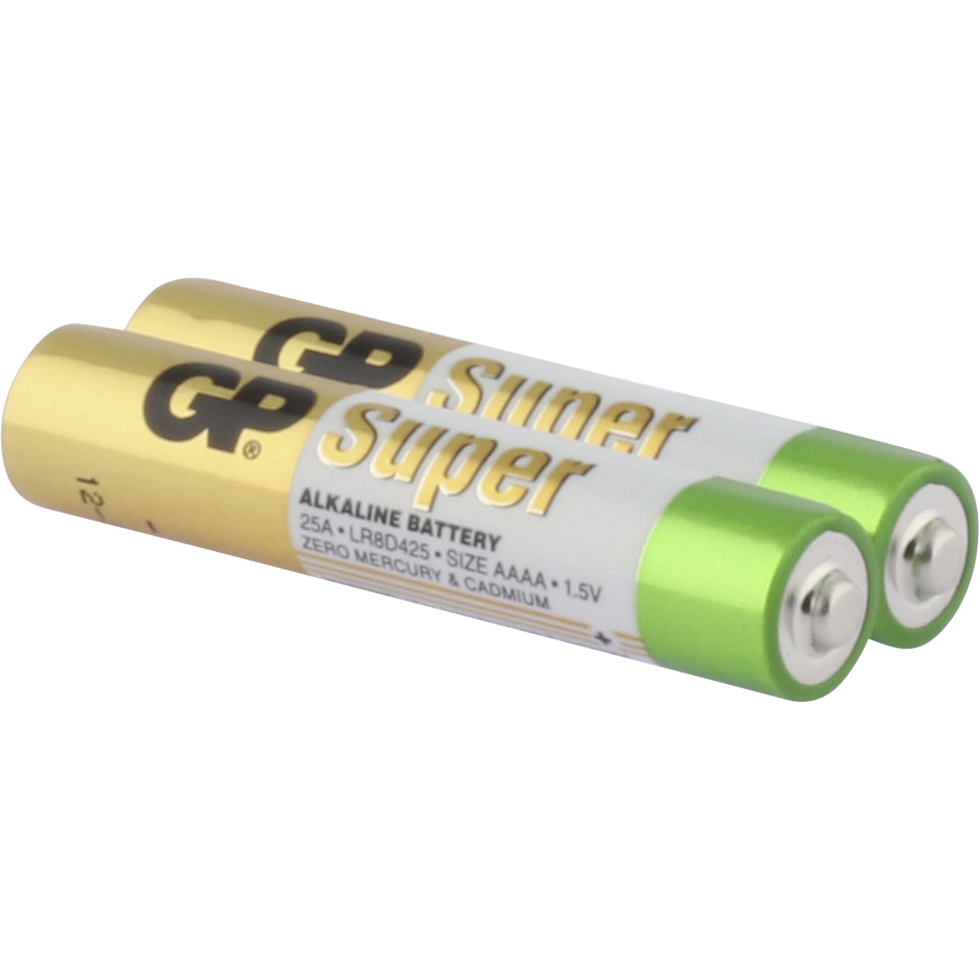 1x2 GP Super Alkaline AAAA batterie 03025AC2