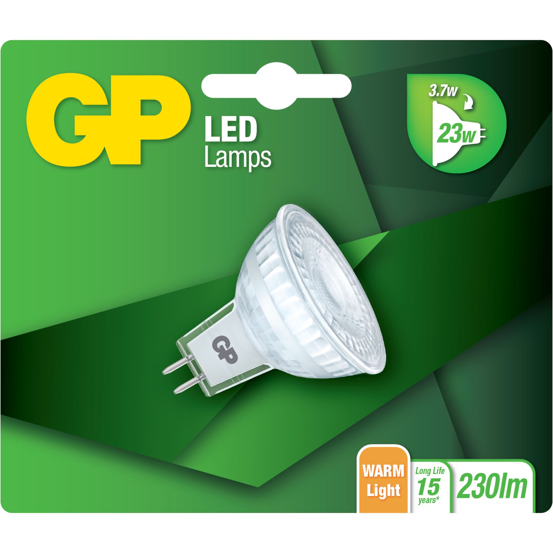 GP Lighting LED GU5.3 MR16 Refl. 3,7W (23W) 230 lm      GP 0