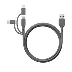 GP CY1N cavo ricar. e sincr. 1m 3in1 USB-A su Micro/USB-C/Li 2
