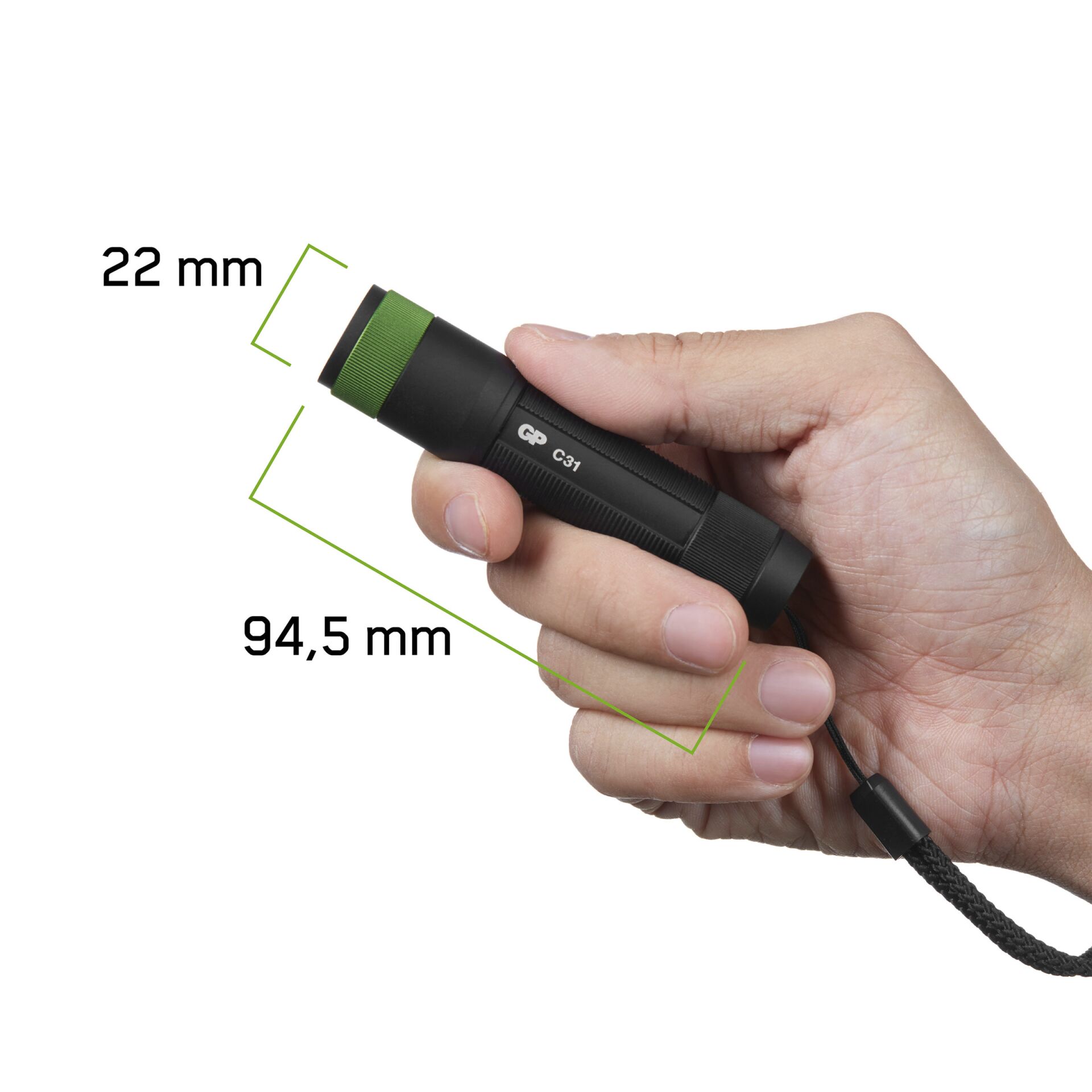 GP torcia elett. C31X  100 Lumen 1 x AA          260GPACT0C3