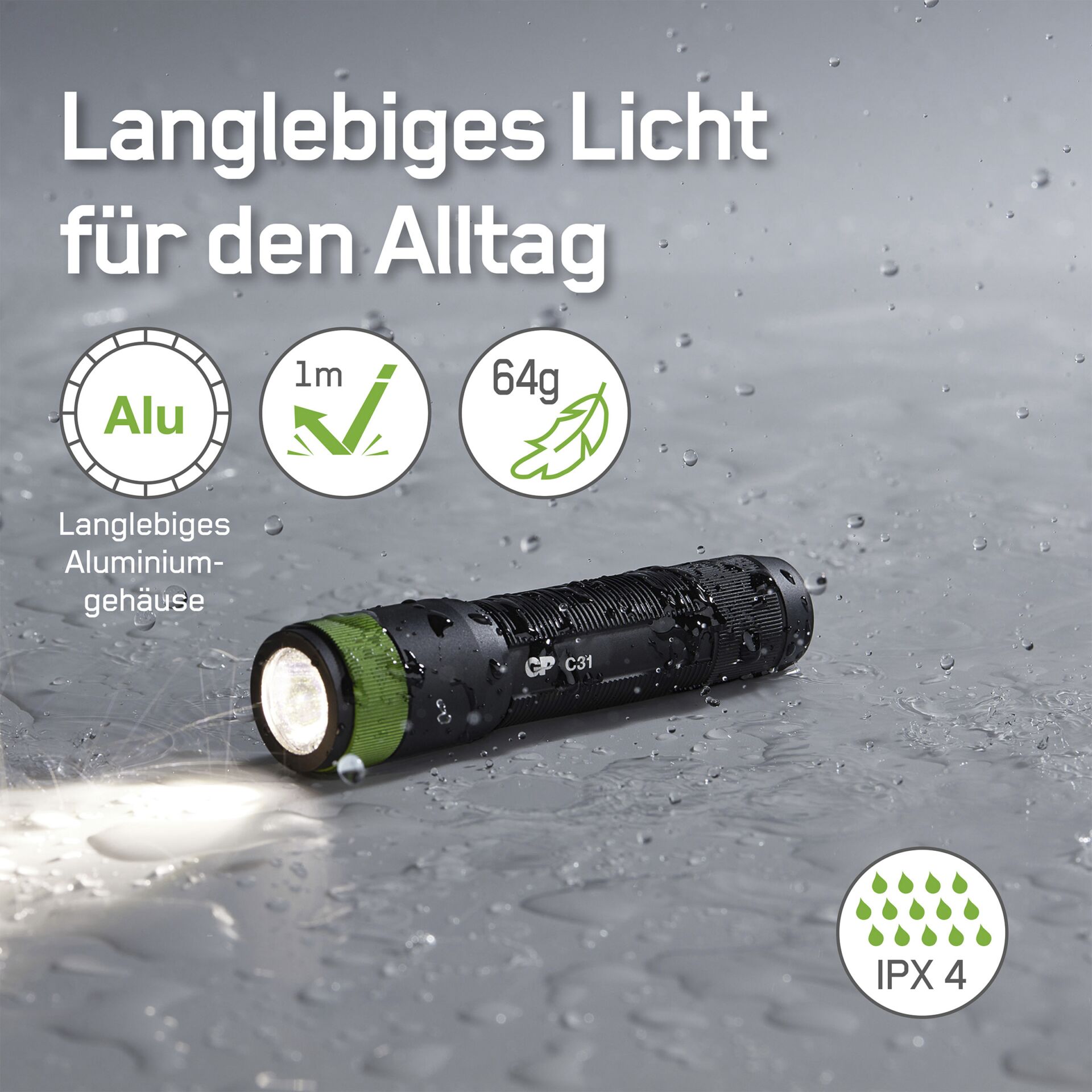 GP torcia elett. C31X  100 Lumen 1 x AA          260GPACT0C3