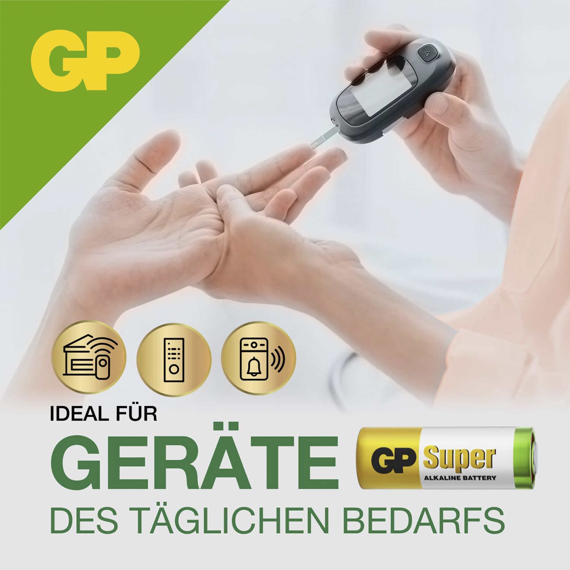 1x8 GP Super Lady LR 1 batterie 030910AS8