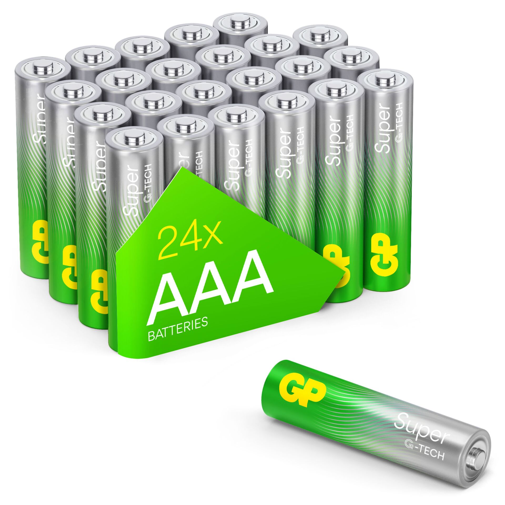 1x24 GP Super Alkaline AAA 1,5V Batterie Packs Rel.03024AETA