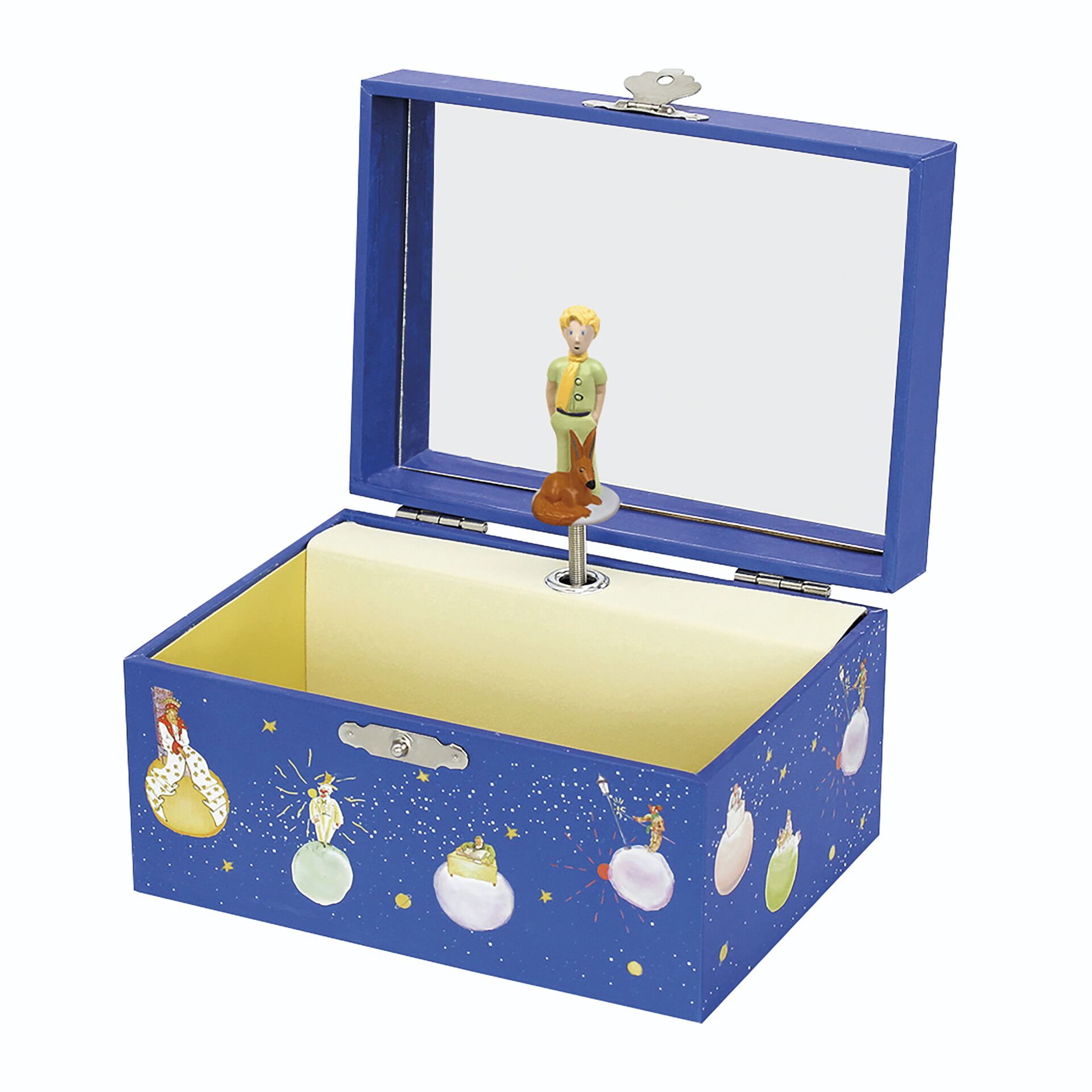 Trousselier portagioie c. musica piccolo Principe, blu,luce