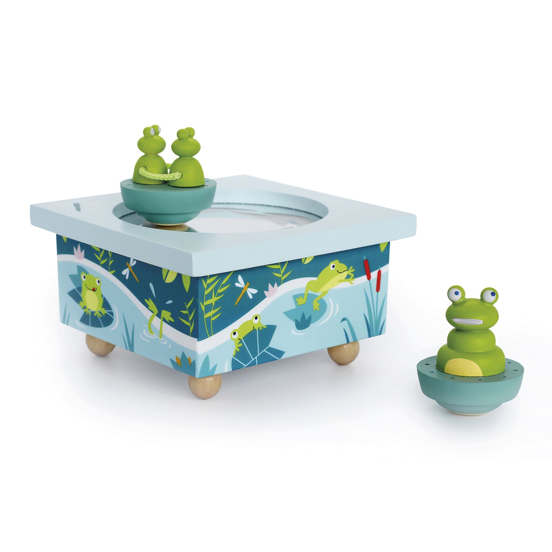 Trousselier carillon con rane danzanti