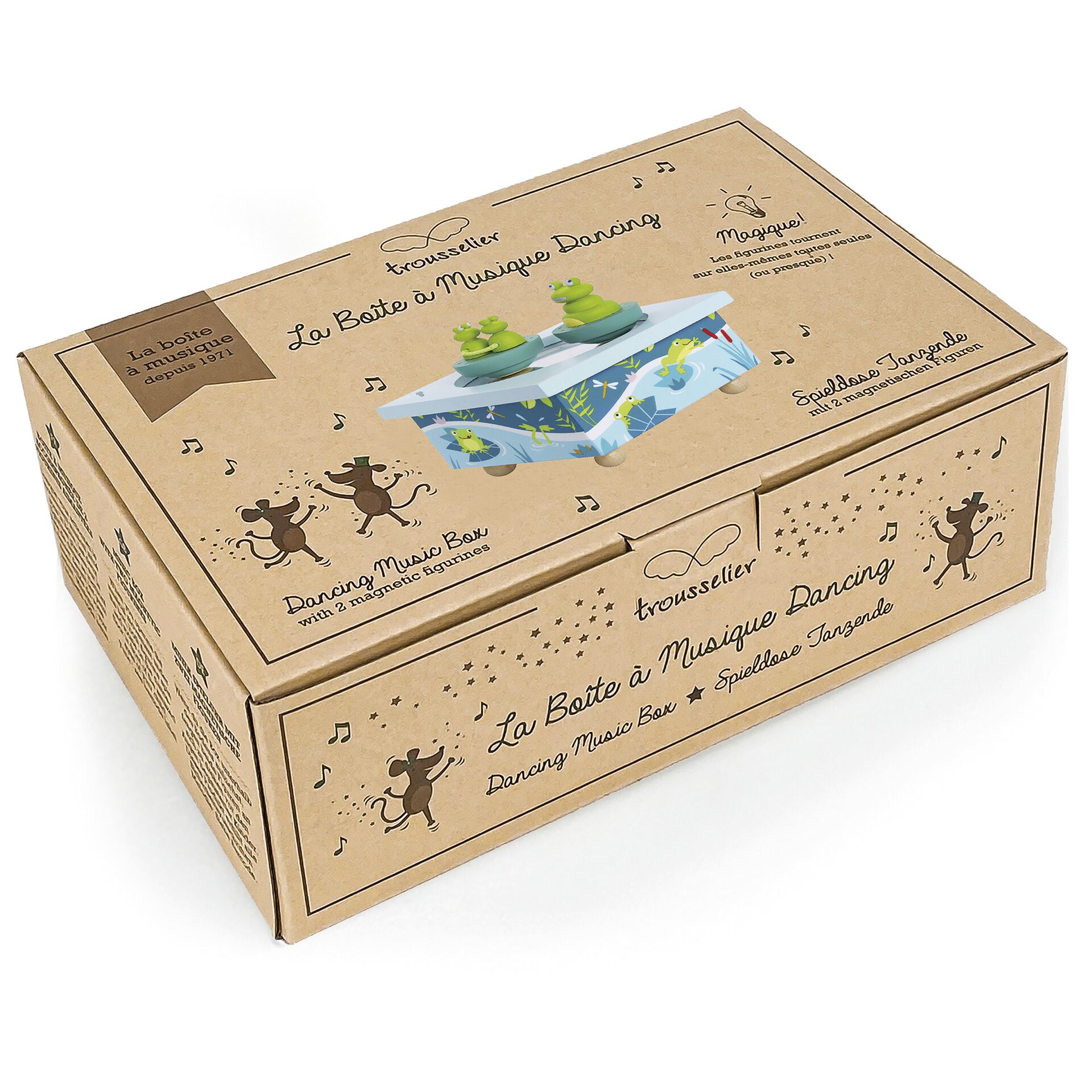 Trousselier carillon con rane danzanti