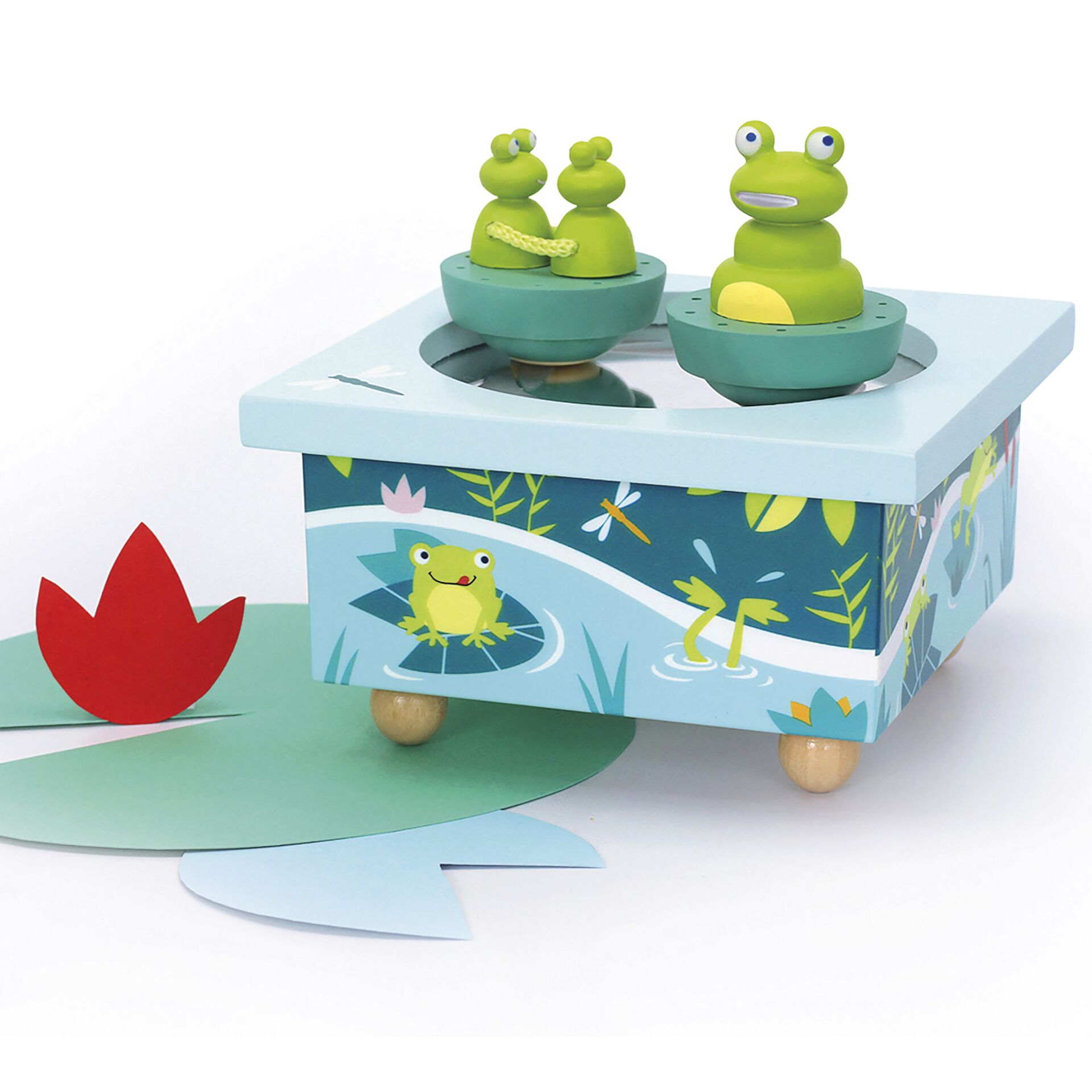 Trousselier carillon con rane danzanti